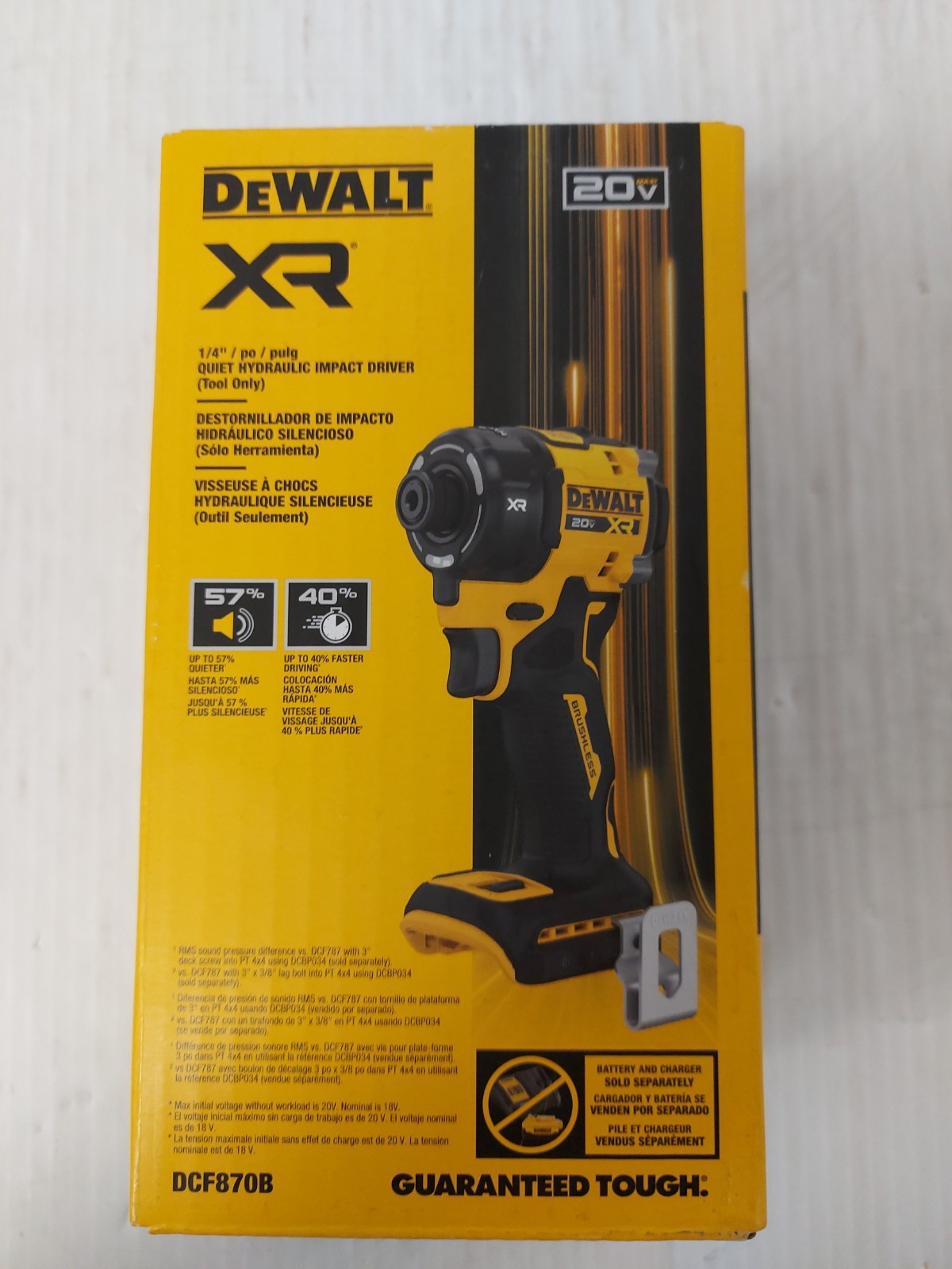 (B1307) Dewalt DCF870B Impact Drill
