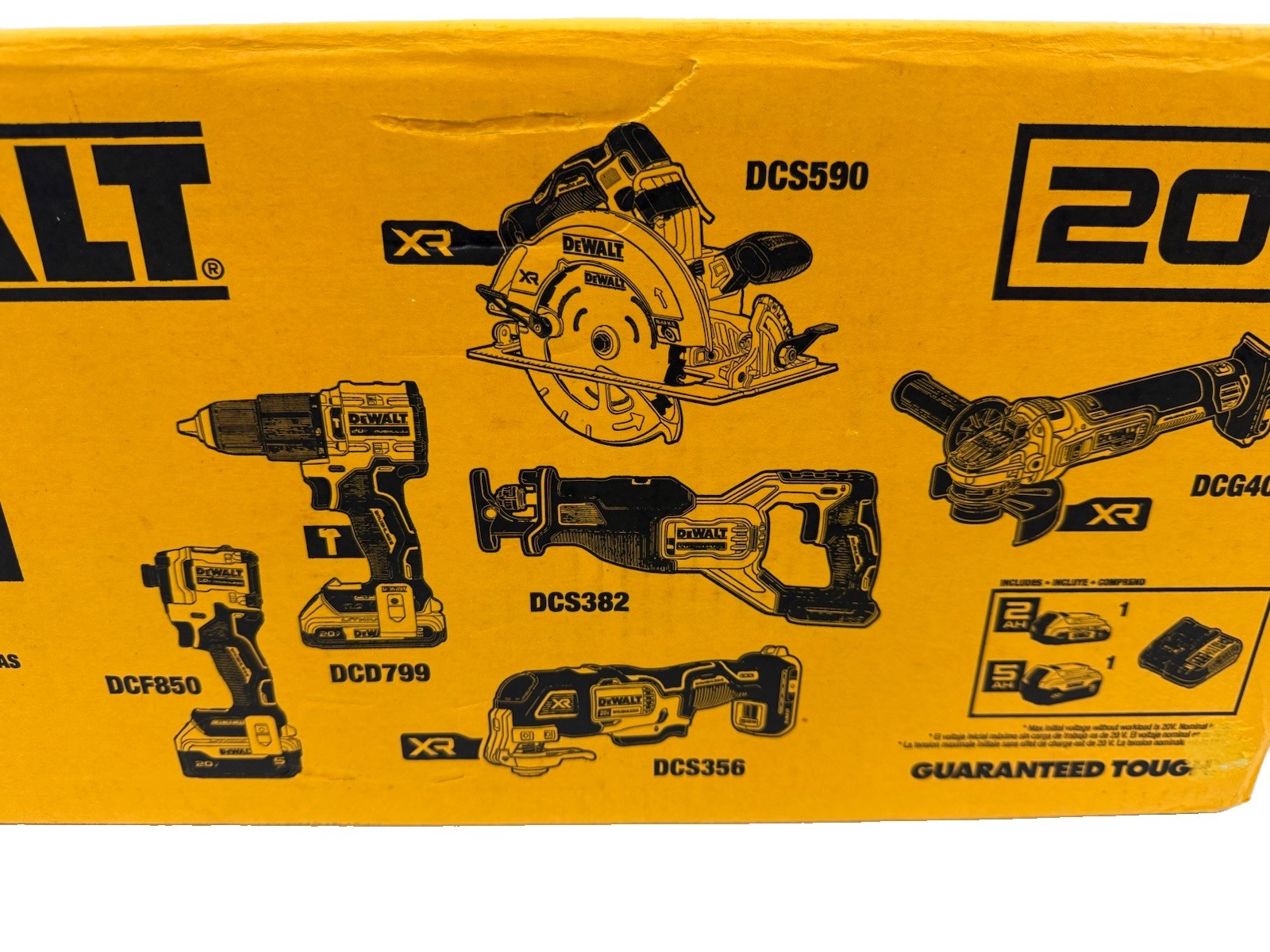 DEWALT 20V MAX Brushless 6-Tool Combo Kit DCK650D1P1 Brand New Factory Sealed