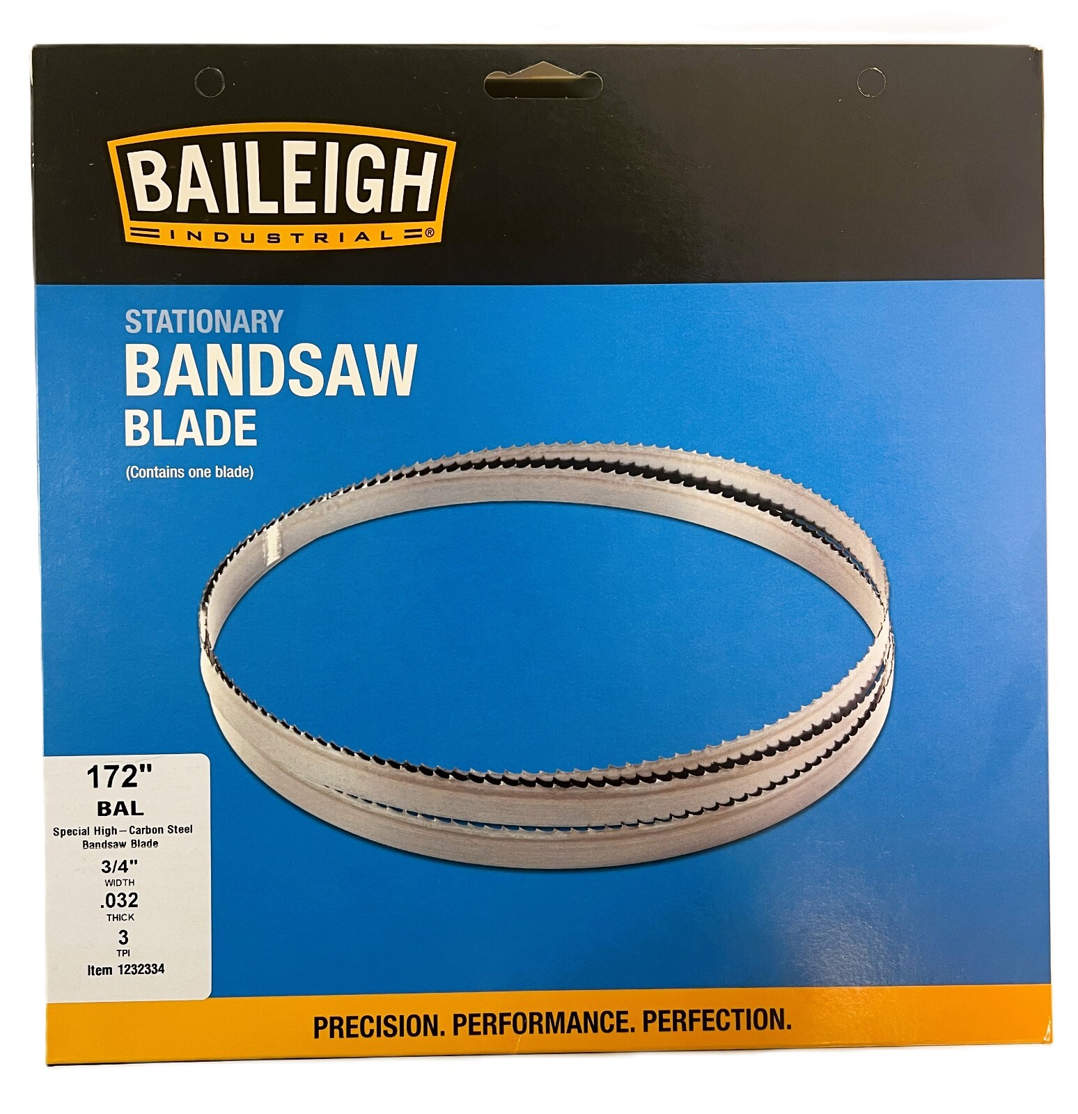 Baileigh Industrial Band Saw Blade 172&Prime; inch x 3/4&Prime;, 3 TPI, for WBS-22