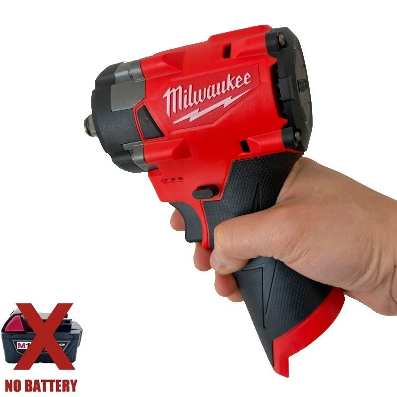 M12 Brushless Stubby Impact Wrench 115Nm Bare Power Tool Fits Milwaukee 12V