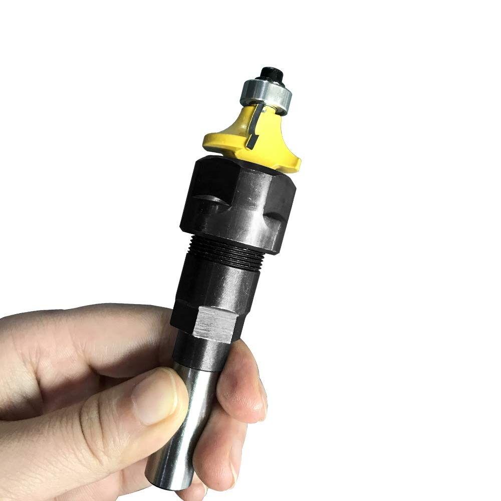 1/2-Inch Shank Router Bit Collet Extension, Adapter for 1/2-inch Shank Bits