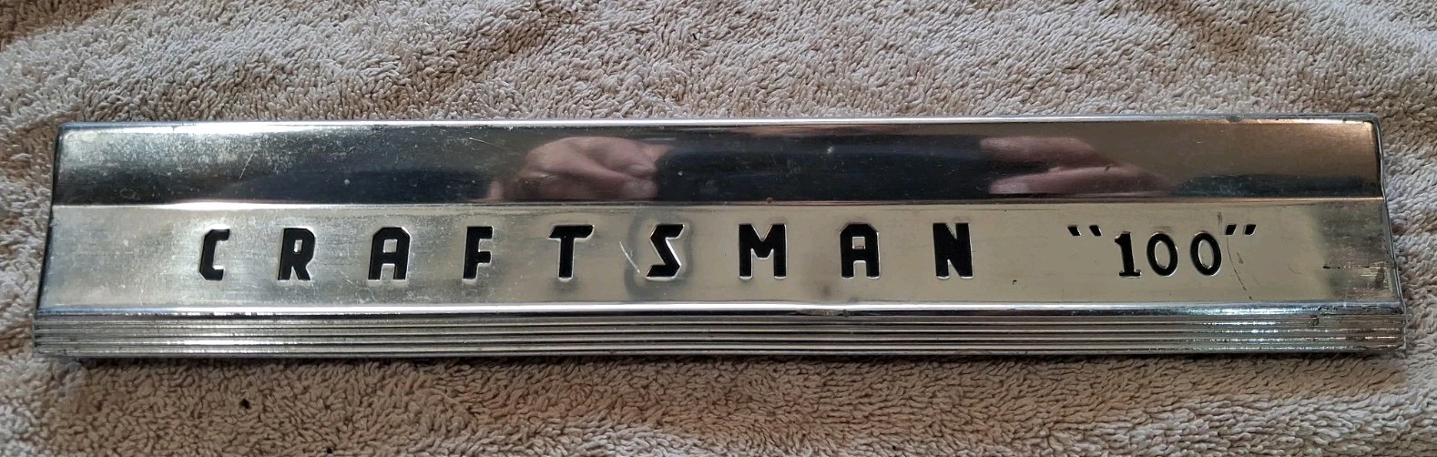 Craftsman 10&Prime; Table Saw 100 Front Aluminum Name Plate Free Shipping!