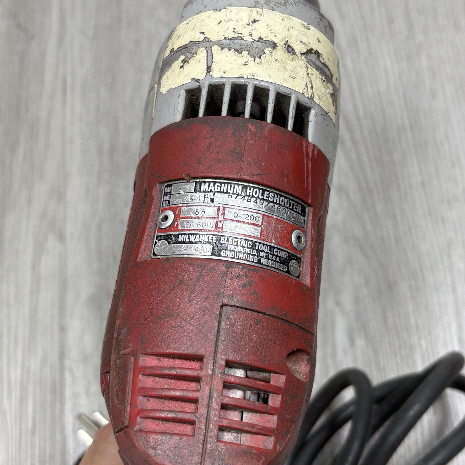 Milwaukee 3/8” Magnum Hole Shooter No. 0224-1 Corded Drill