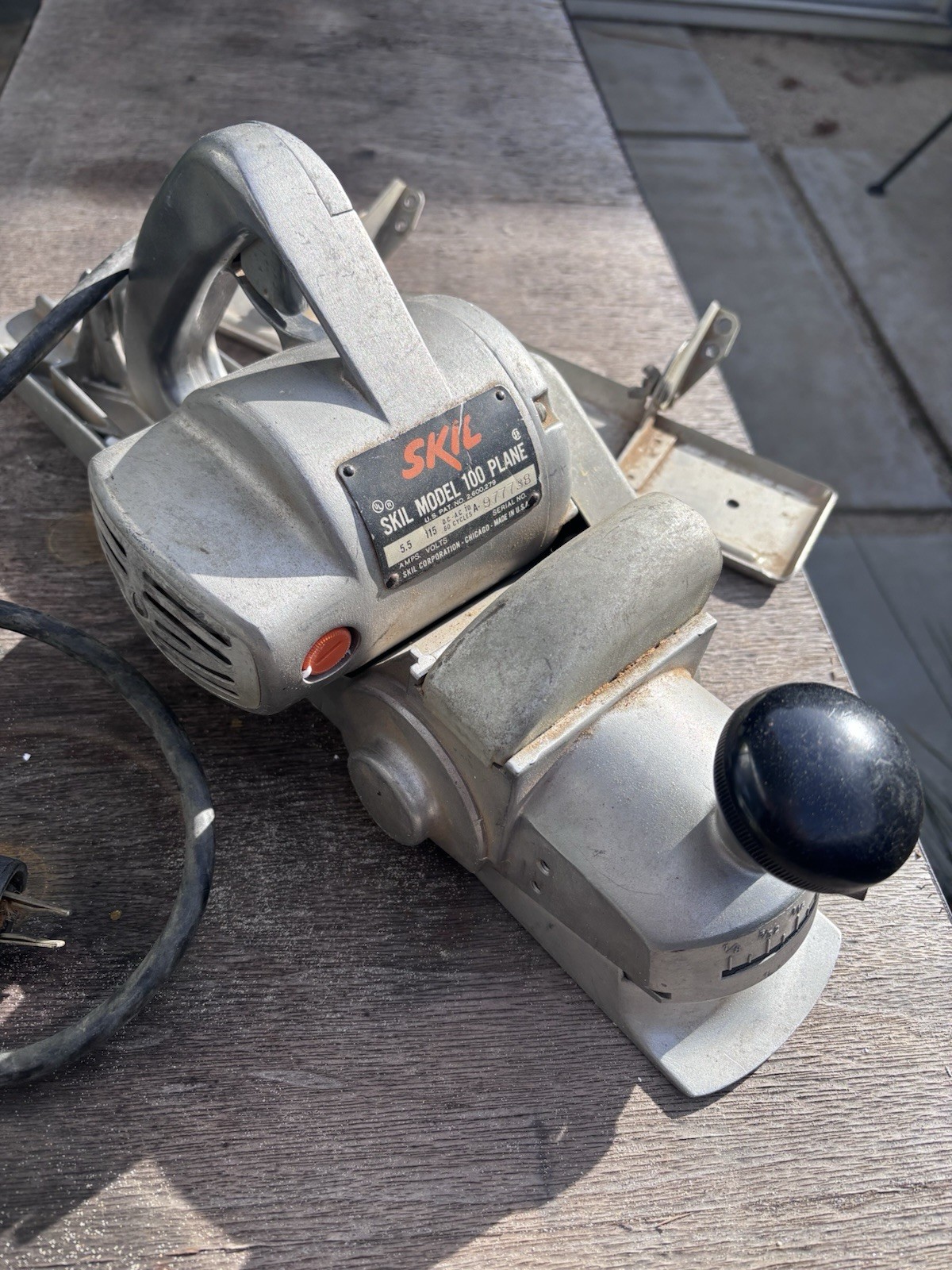 Vintage Surfboard ShaperSKIL Model 100 Heavy duty Type 2 Power Plane 5.5 Amps –