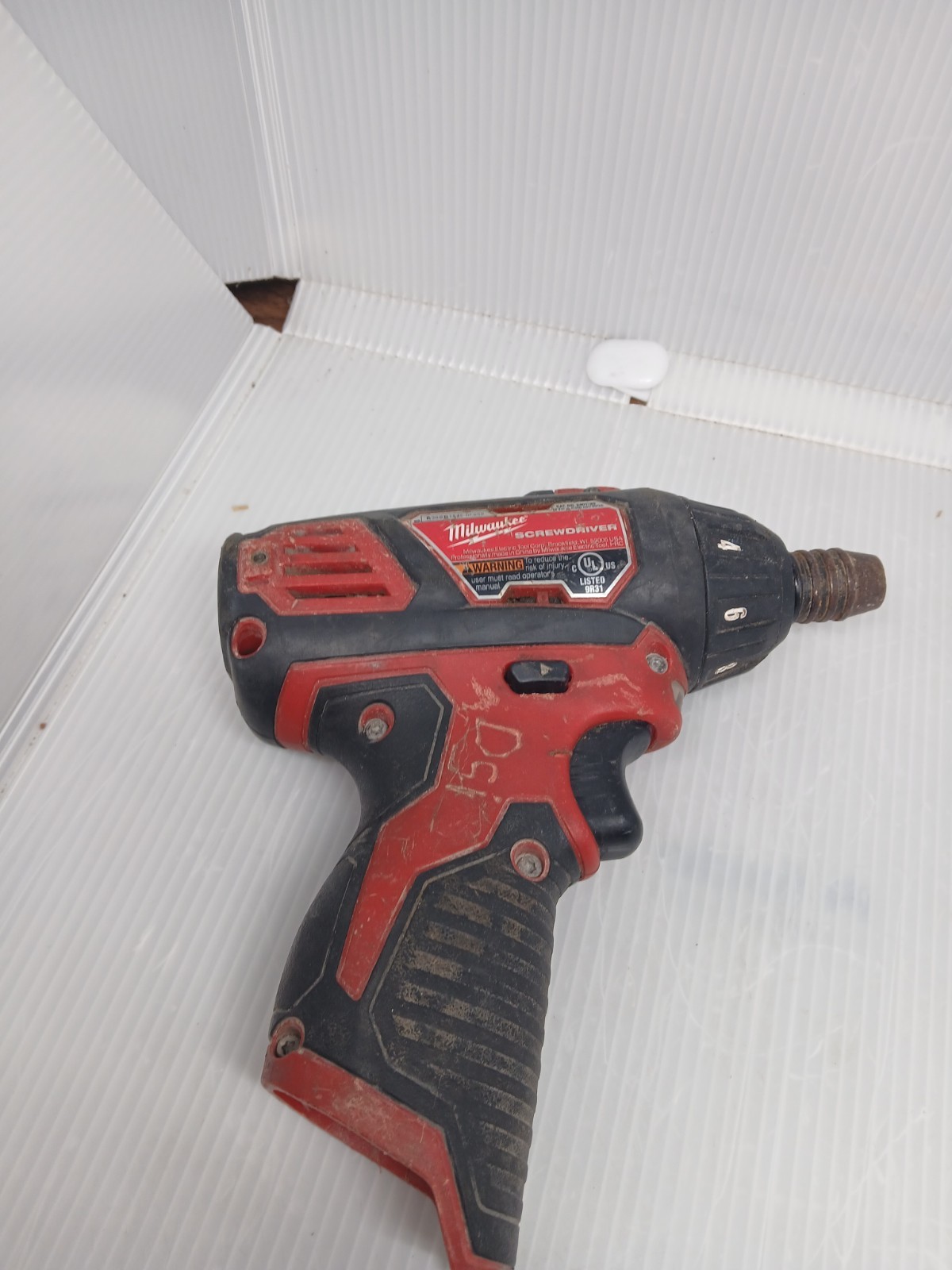 Milwaukee 2401-20 M12 12V 12 Volt 1/4&Prime; Hex Compact Driver Tested Works Tool Only