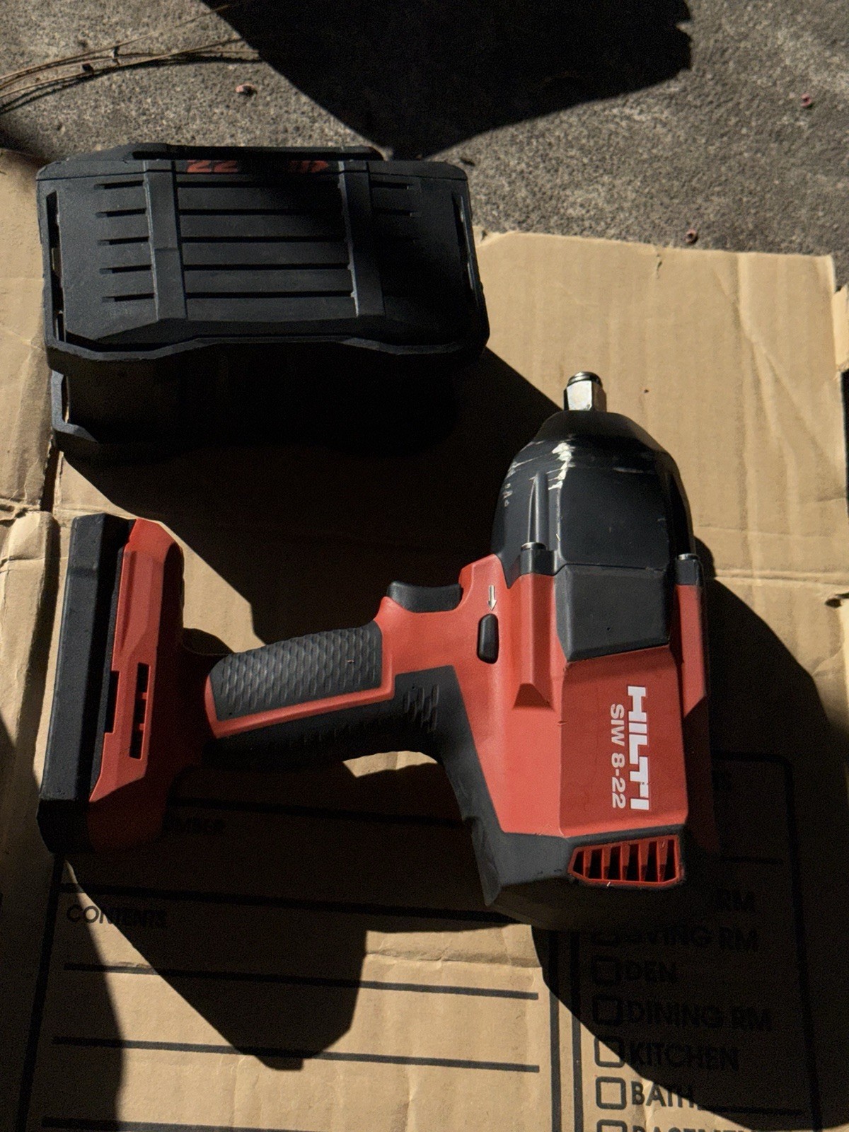 HILTI NURON SIW 8-22 1/2 DRIVE IMPACT WRENCH W 12Ah BATTERY