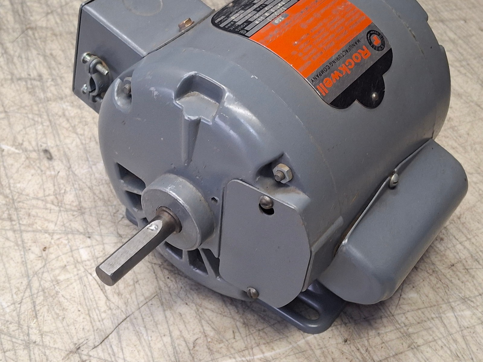 Rockwell Delta Scroll Saw 40-440 Motor 1/3 HP 1725 RPM Dual 1/2&Prime; Shafts 115/230