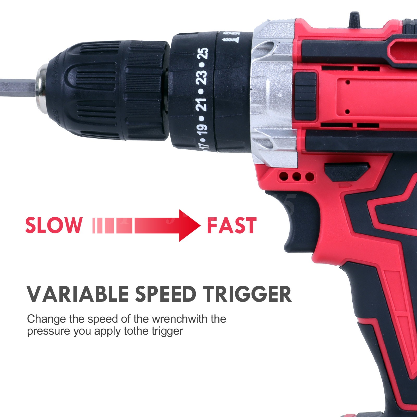 Cordless Impact Driver Brushless Hammer Drill Combo Kit w/2 Batteries & Charger