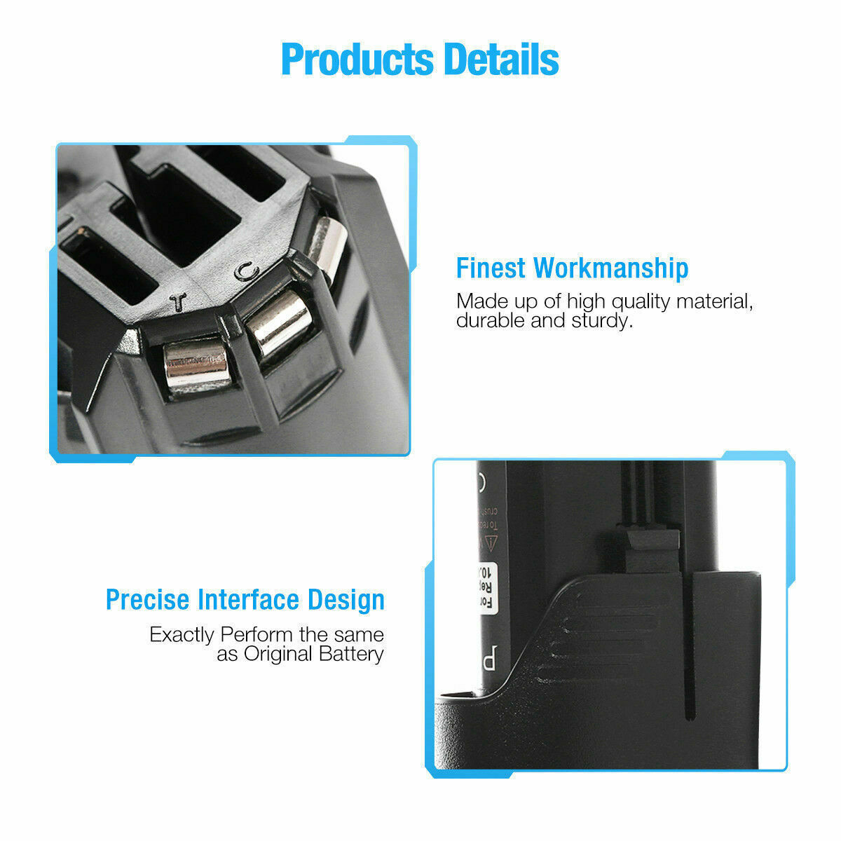 4800mAh BAT411 10.8V/12V Max Lithium-Ion Battery BAT038 BAT040 BAT140 for Bosch
