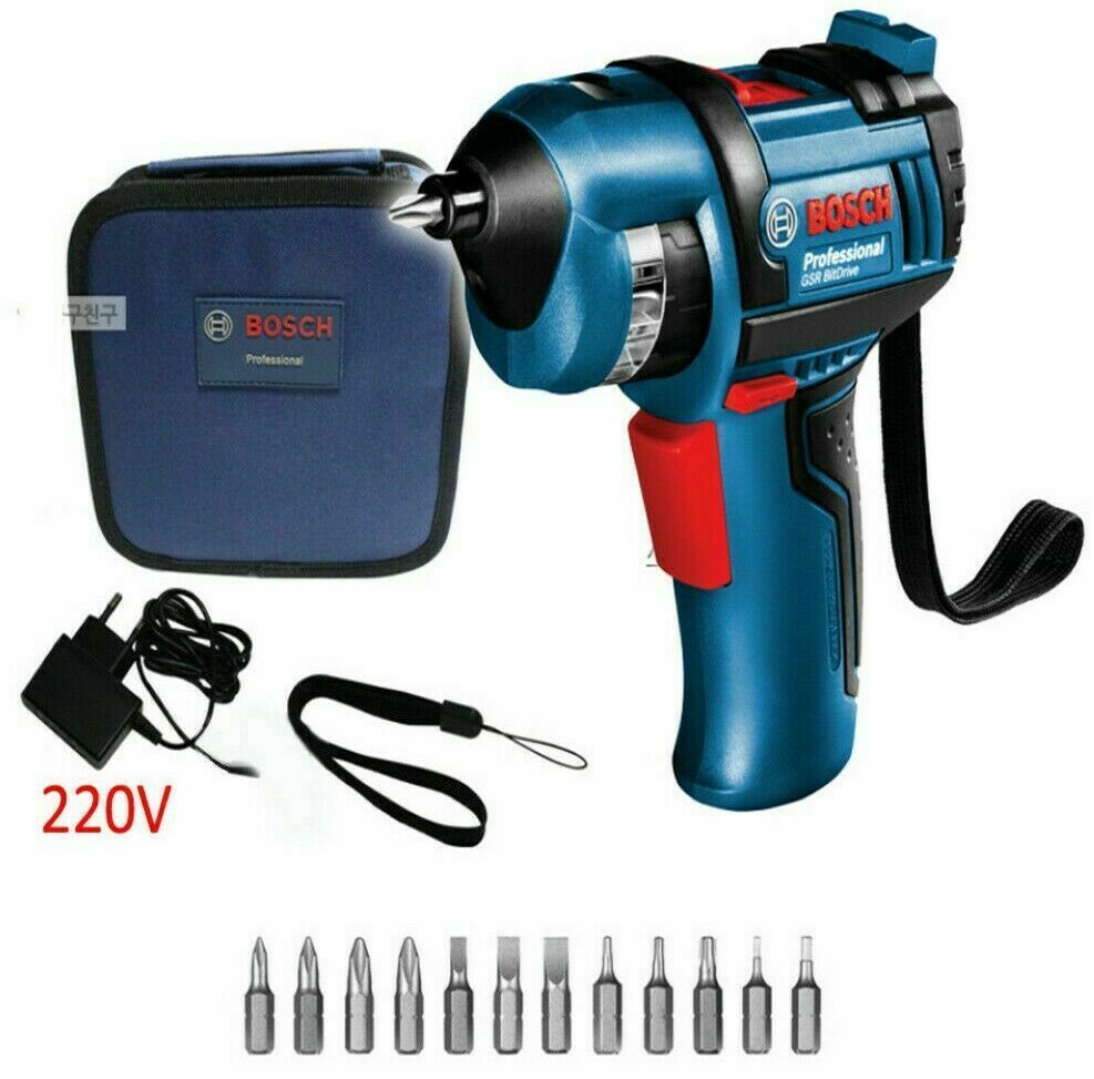 (US BUYER) Bosch GSR Bit Drive 12Bits Cordless Electric Screw Driver 3.6V