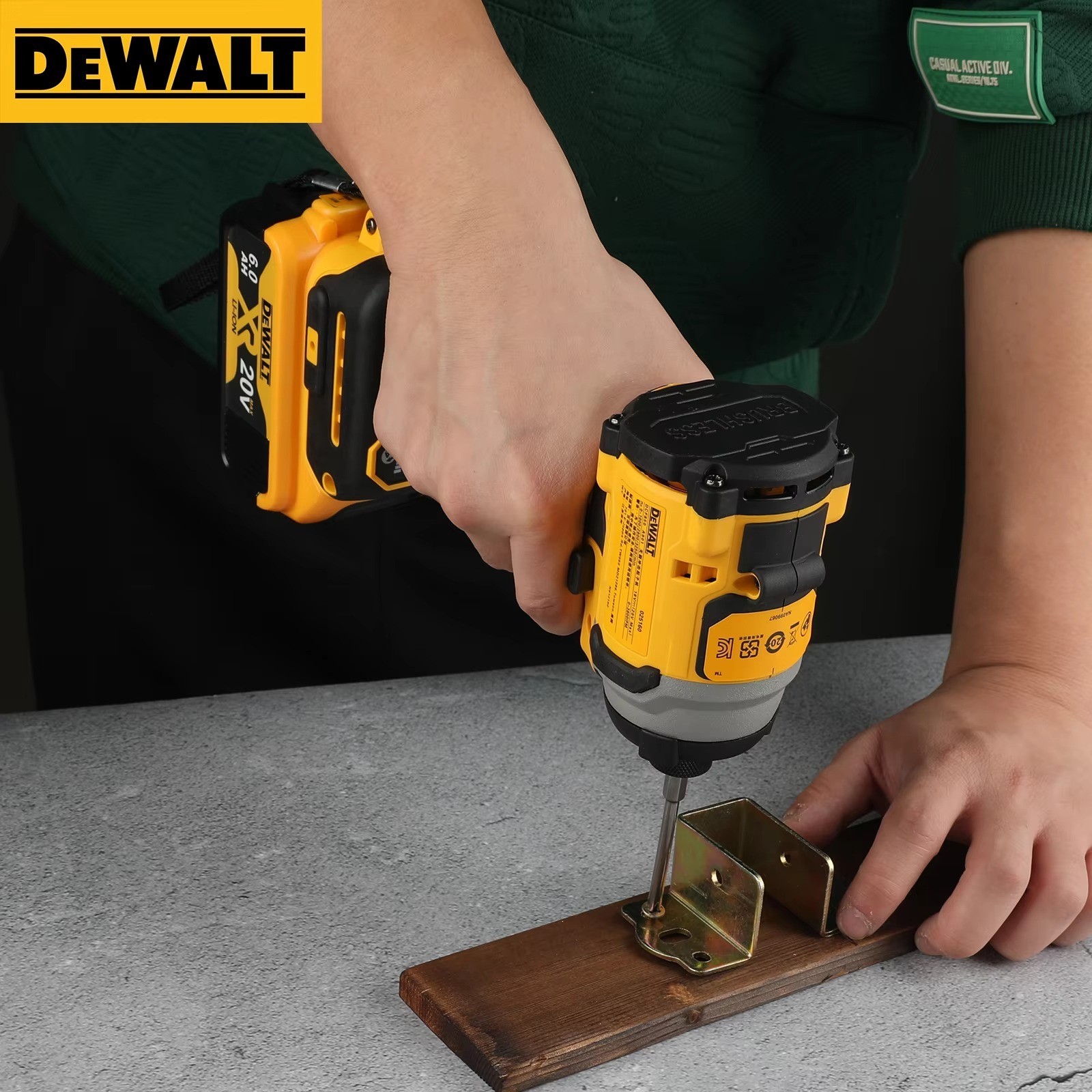 DCF850 20V Brushless Impact Driver High Torque Electric Screwdriver Tool USA