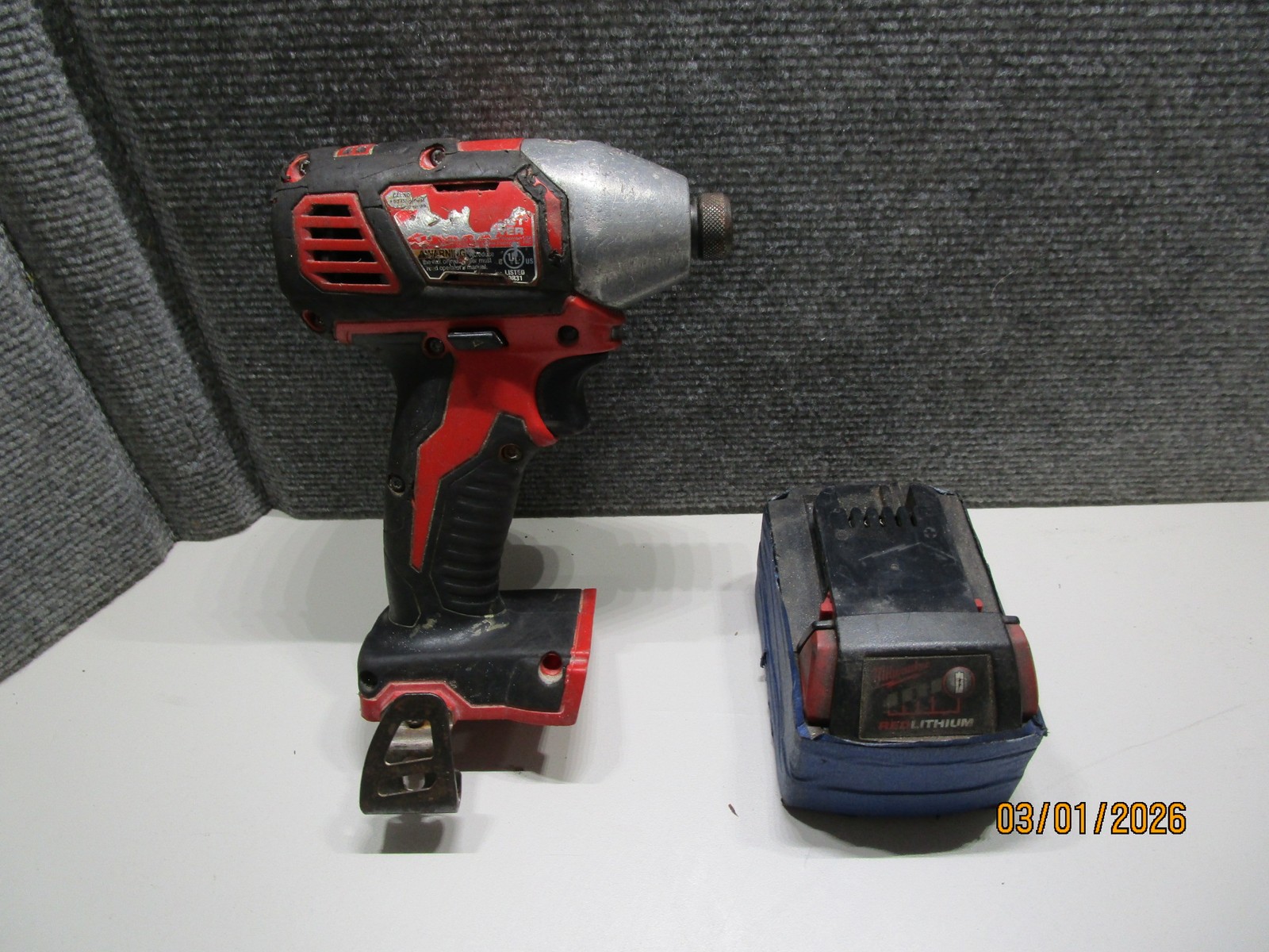 Milwaukee 18v Cordless Driver w 5ah Battery