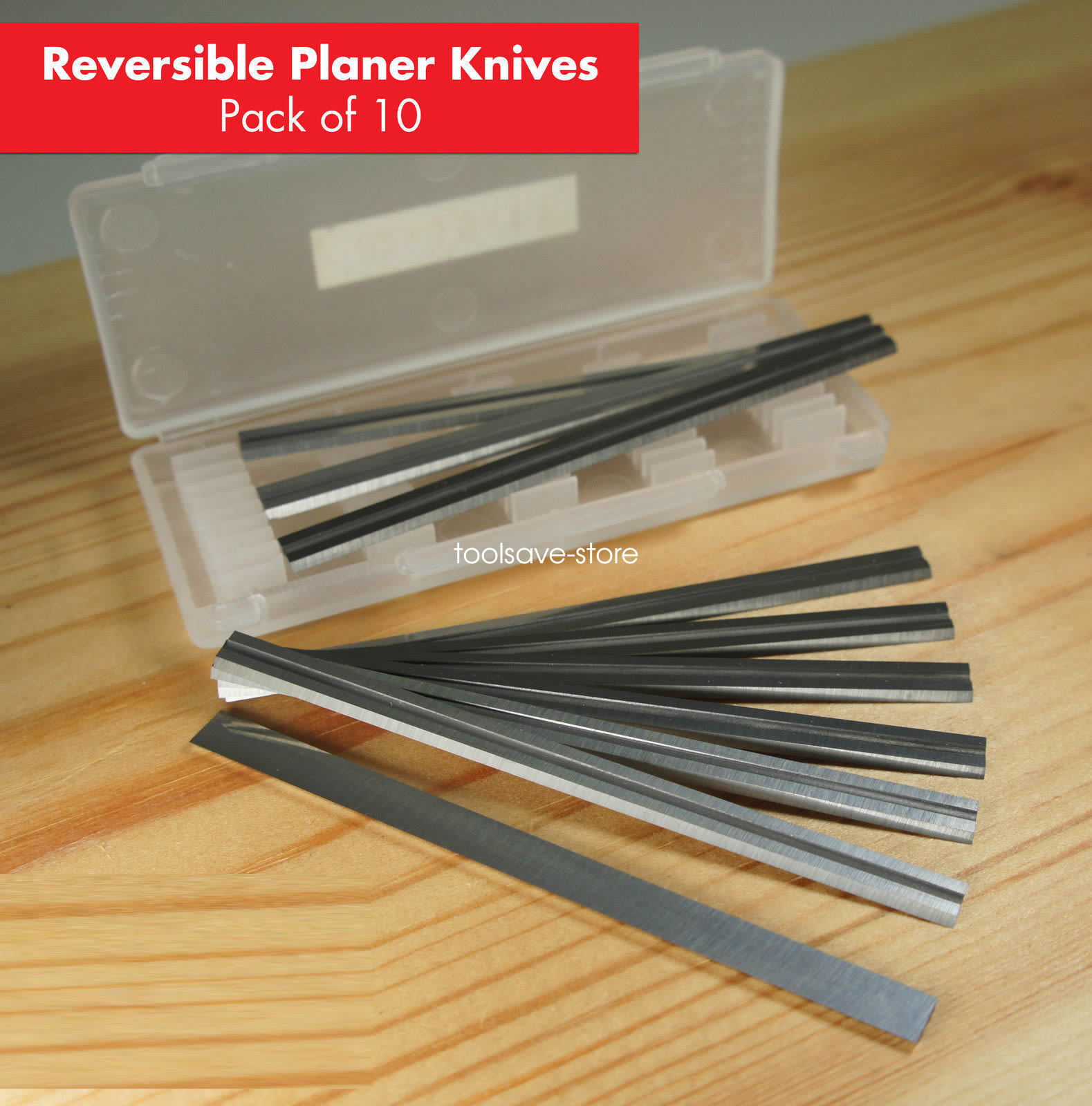 3-1/4&Prime; 82mm HSS planer blade For MAKITA DeWalt BOSCH Skil BLACK&DECKER – 10 Pack
