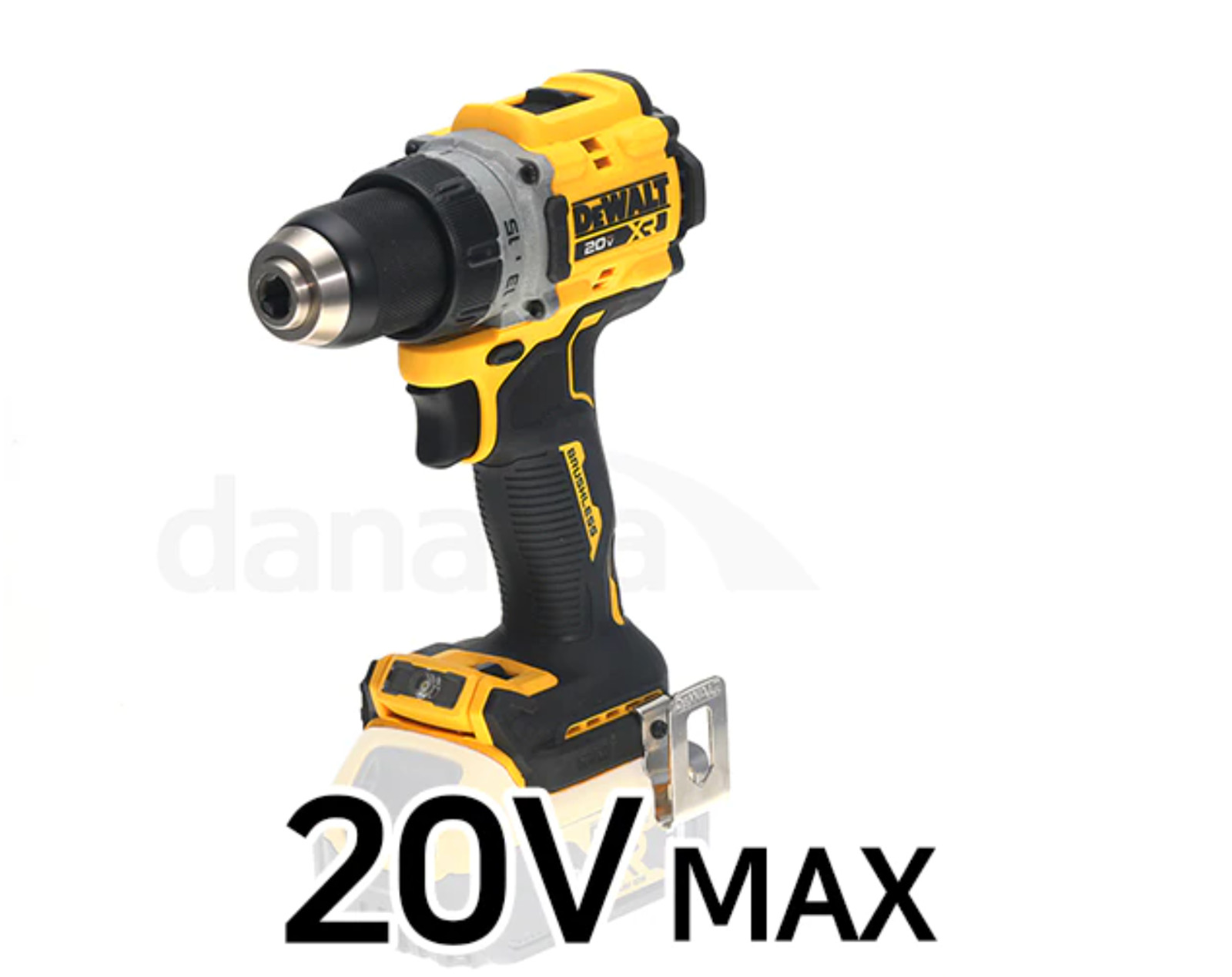 DeWalt DCD800 Drill BL 20V Max Keyless 13mm 2000Rpm 90Nm LED 2.8Lb Ups Bare Tool