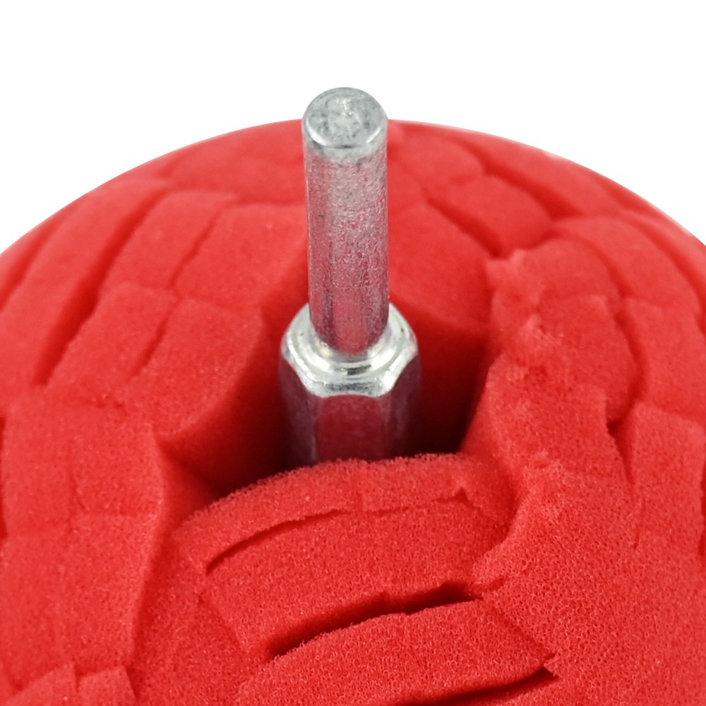 5X Foam Drill Polishing Cone Ball Pads Car Hub Waxing Buffing Wheel Polisher Kit