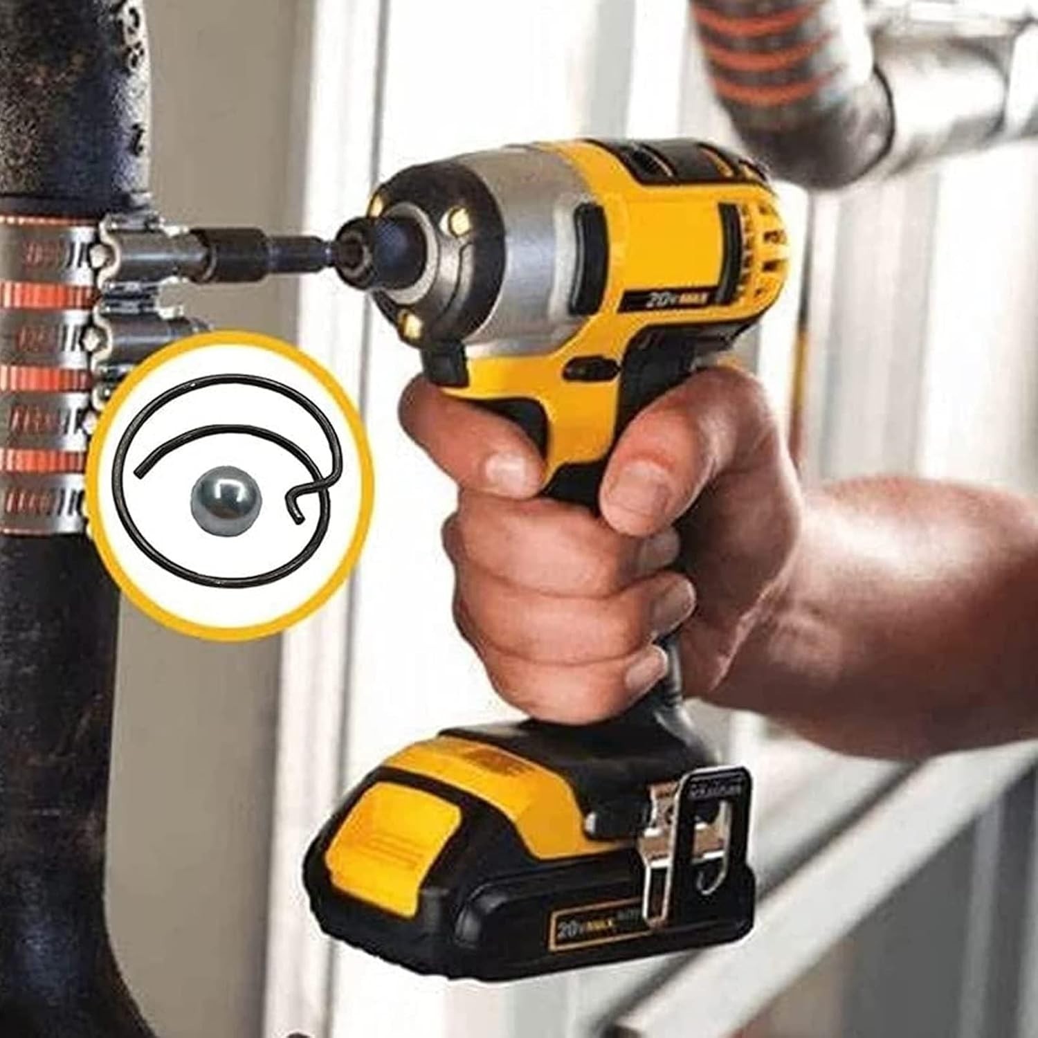 Compact Spring and Steel Ball Set for Enhanced Impact Driver Performance – 2 Pcs