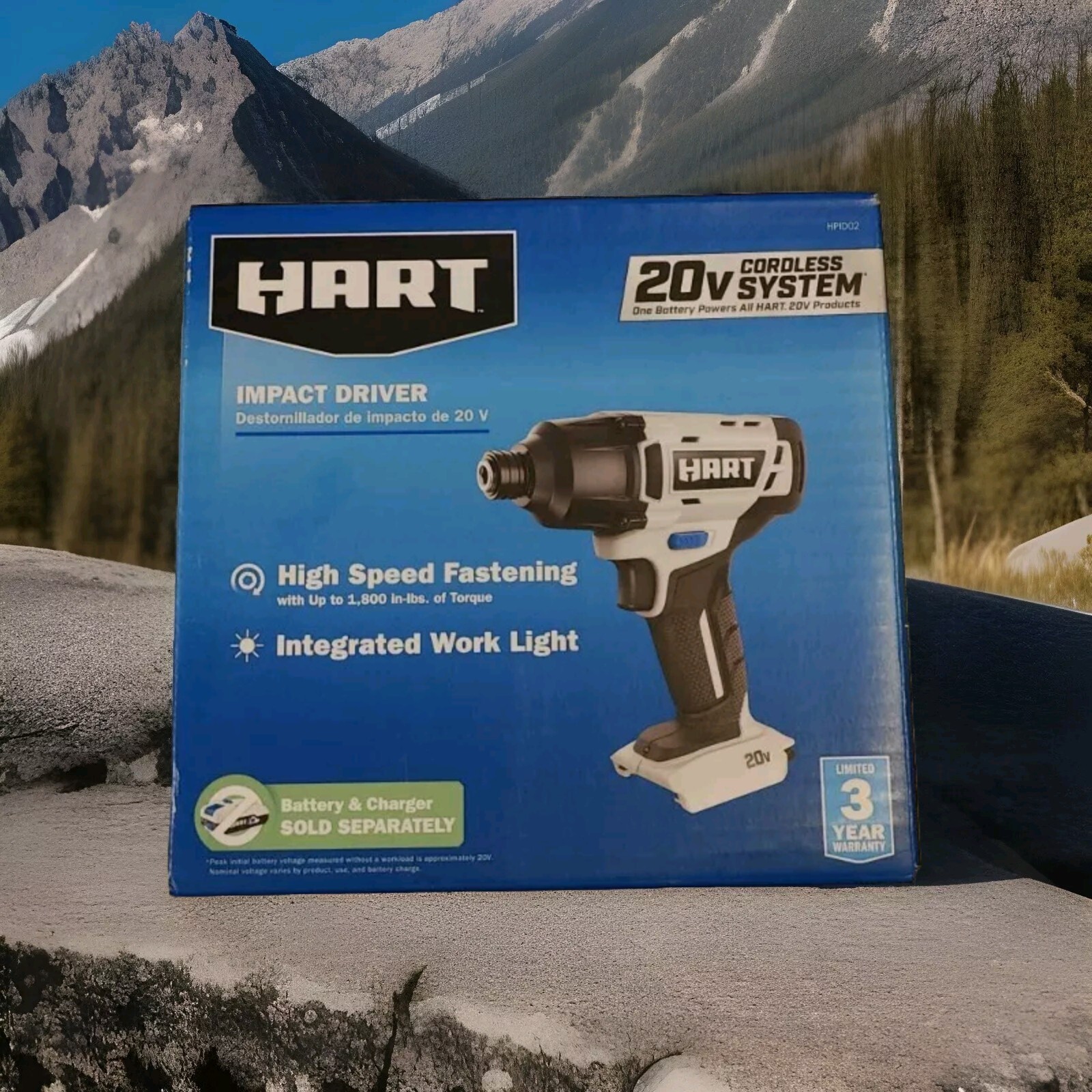 Hart HPID02 20-Volt Cordless Impact Driver (Tool Only) New !!!
