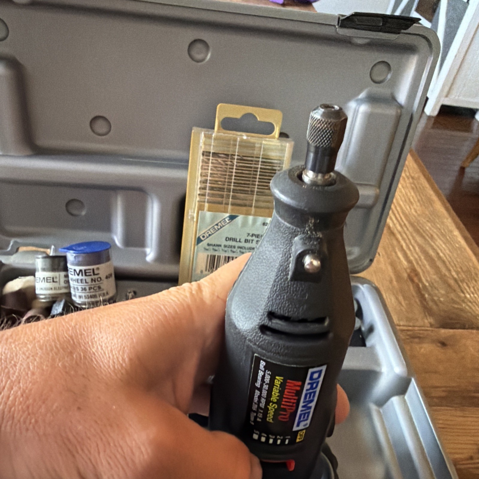 Dremel Multi Pro Model 395 Type 5 With Case Accessories Bits Collets Light Use