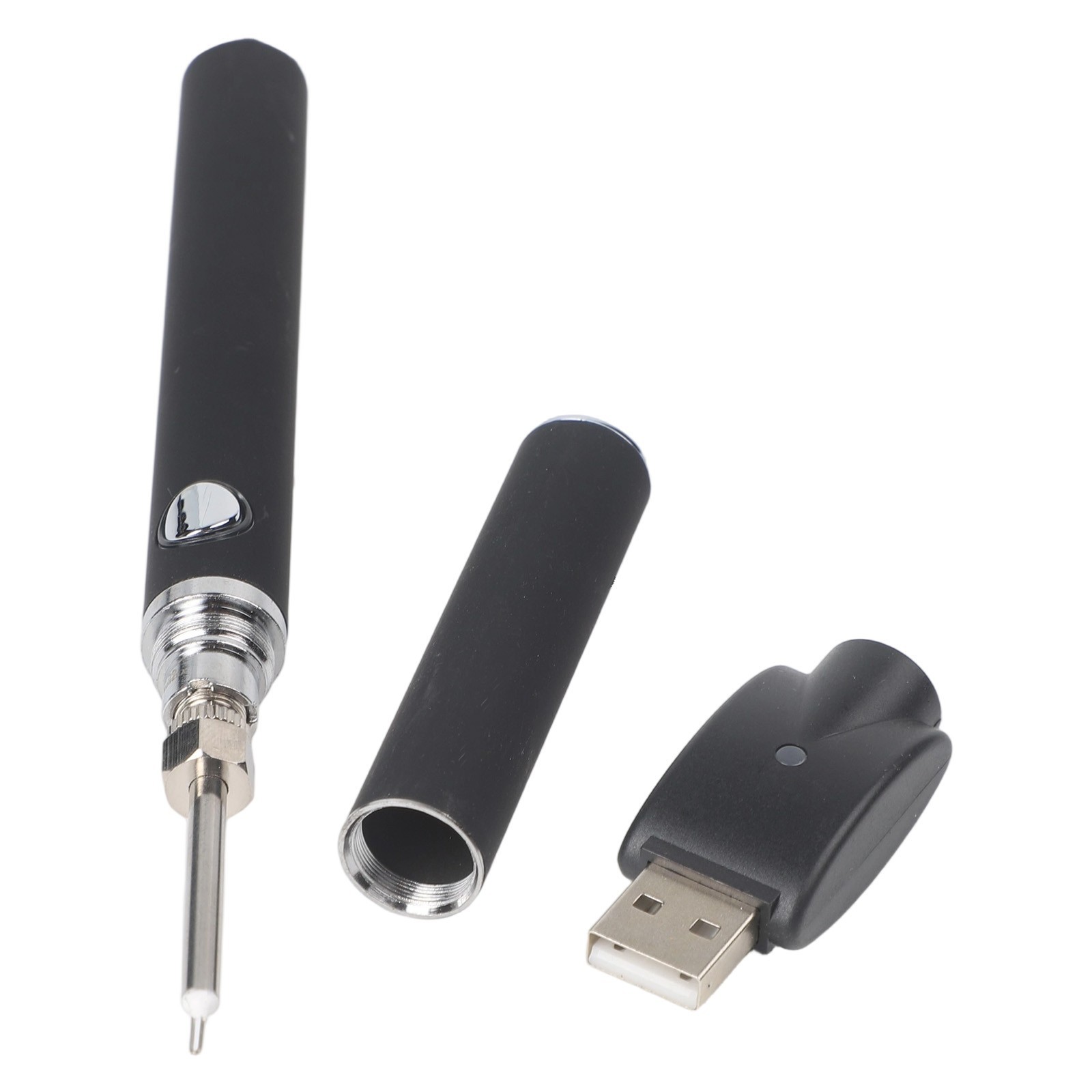 Portable Adjustable Voltage Soldering Iron with USB Charging Capability