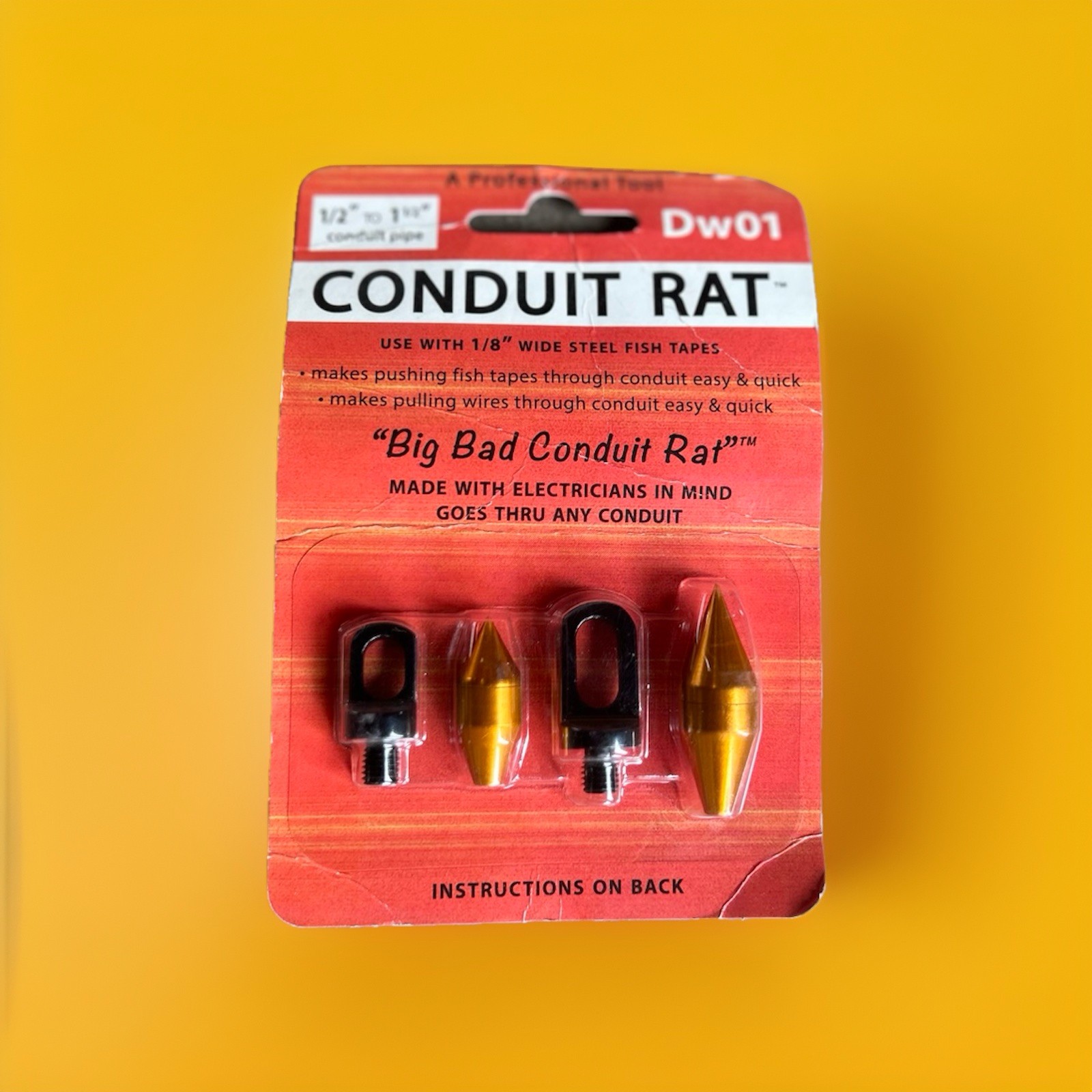 🔥 Conduit Rat DW01 CONDUIT RAT™ Small/Medium Professional Conduit ~ 1 Unit