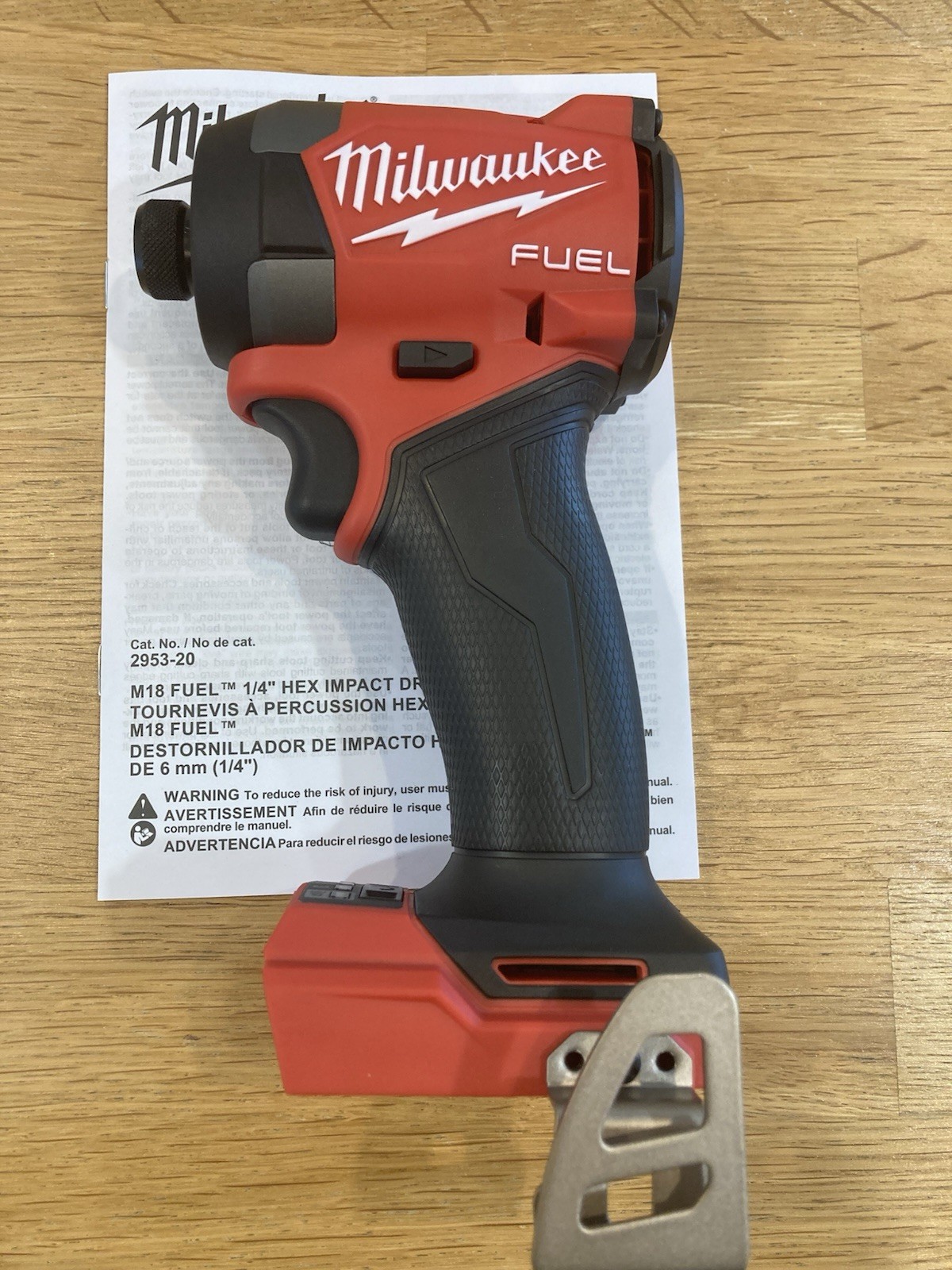 NEW MILWAUKEE 18V FUEL IMPACT DRIVER – 2953-20 – TOOL ONLY – NEW WITHOUT BOX