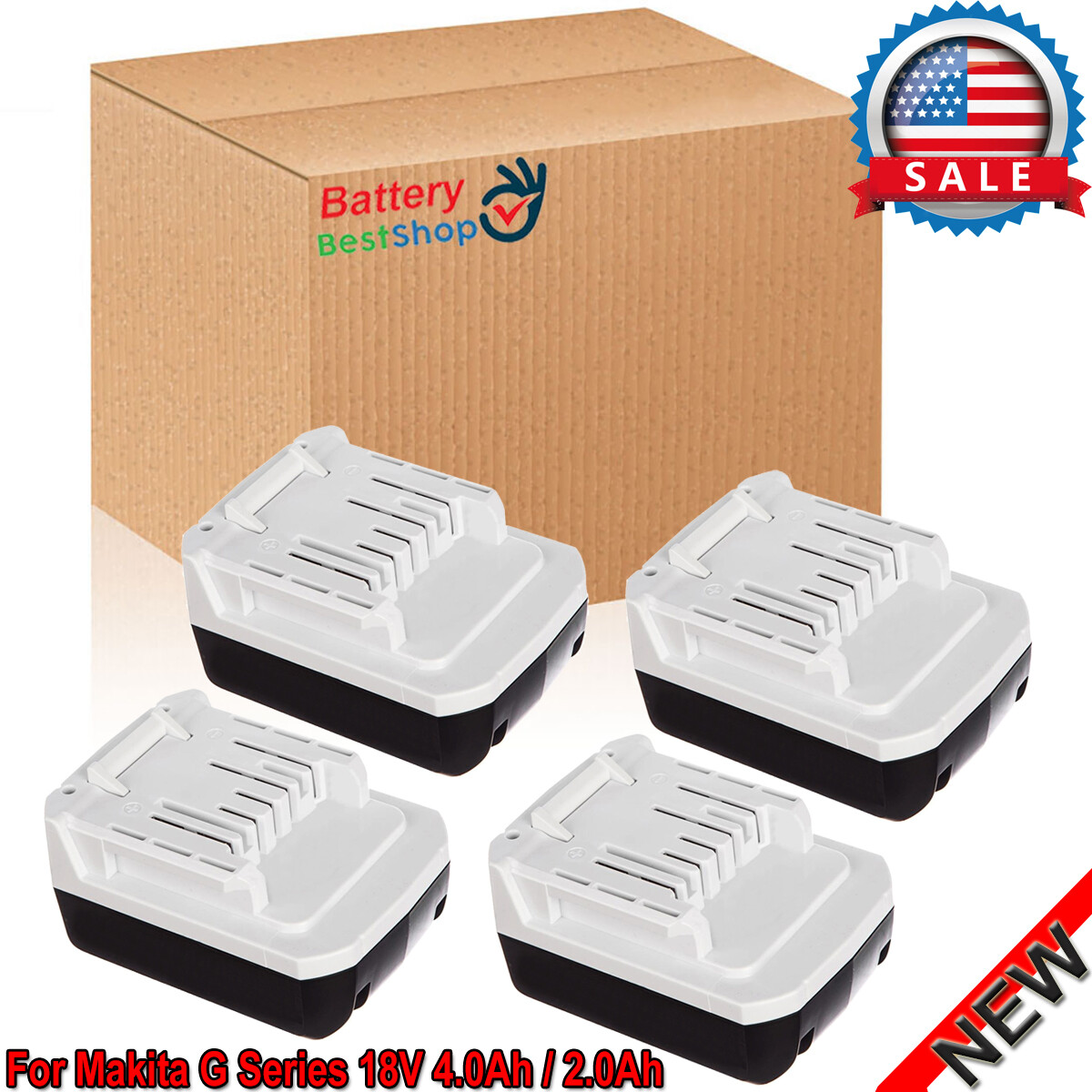 For Makita BL1815G G Series Battery BL1813G 18V 4Ah -2Ah BL1820G HP457D 198186-3