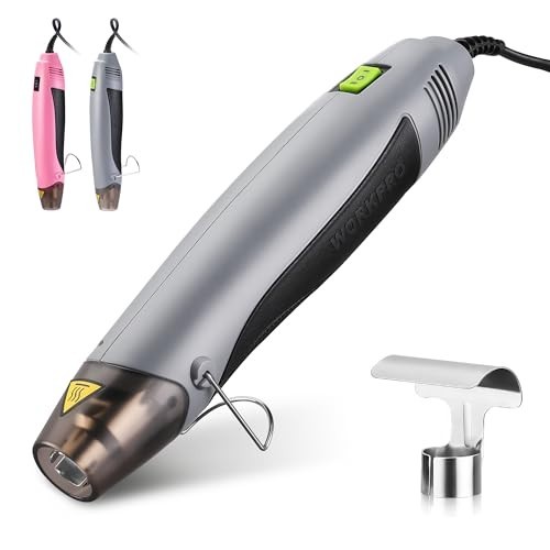 Mini Heat Gun 400W with Reflector Nozzle, 2 Temp Settings 482℉/842℉, 5.9ft Cable