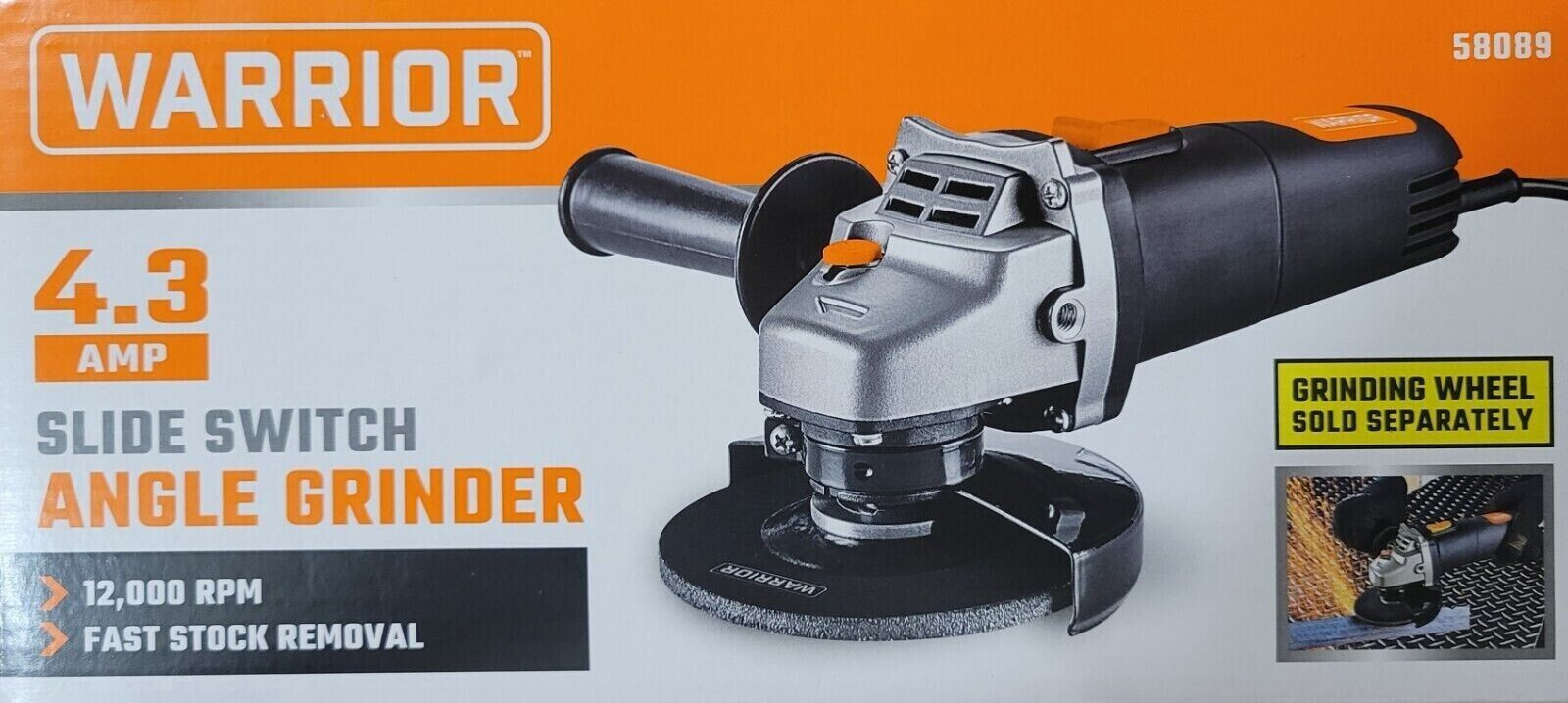 4-1/2 Inch Angle Grinder Small Slide Switch