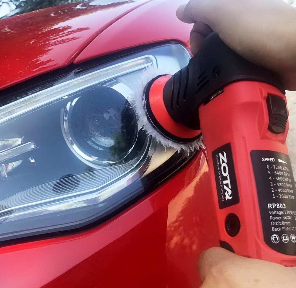 High-Performance 3&Prime; Orbital Polisher Kit – 380W, Ideal for Automotive Detailing
