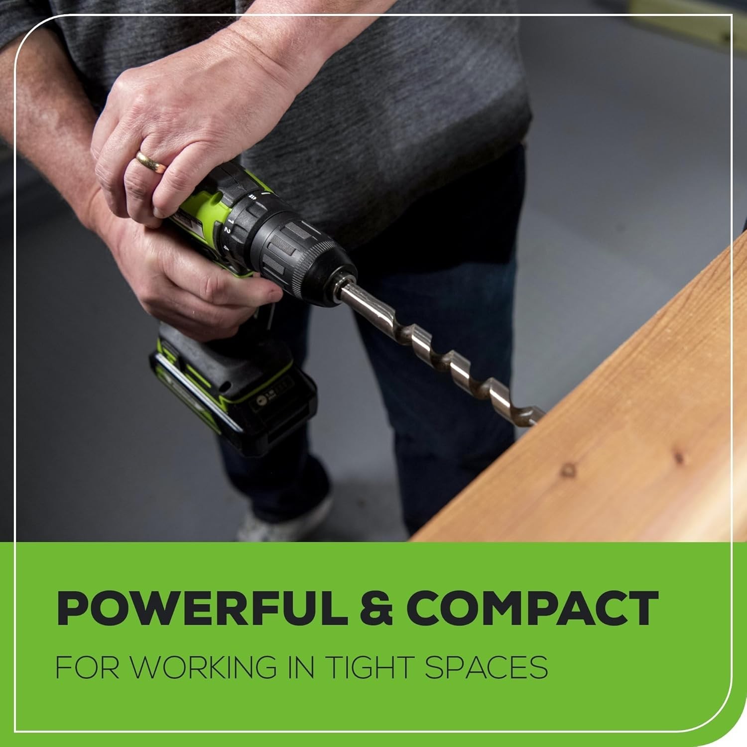 Electric Drill Set with High Torque & Storage Bag