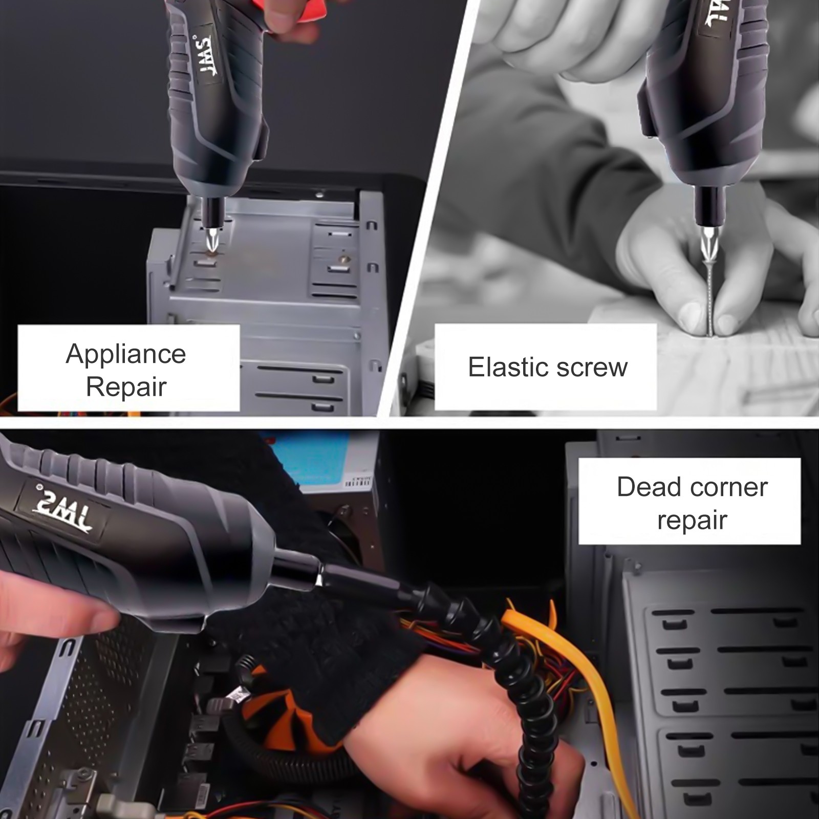 Cordless Rotary Tool Kit 4.2V Mini Power Drill 5 Speed & USB-C + 231 Accessories