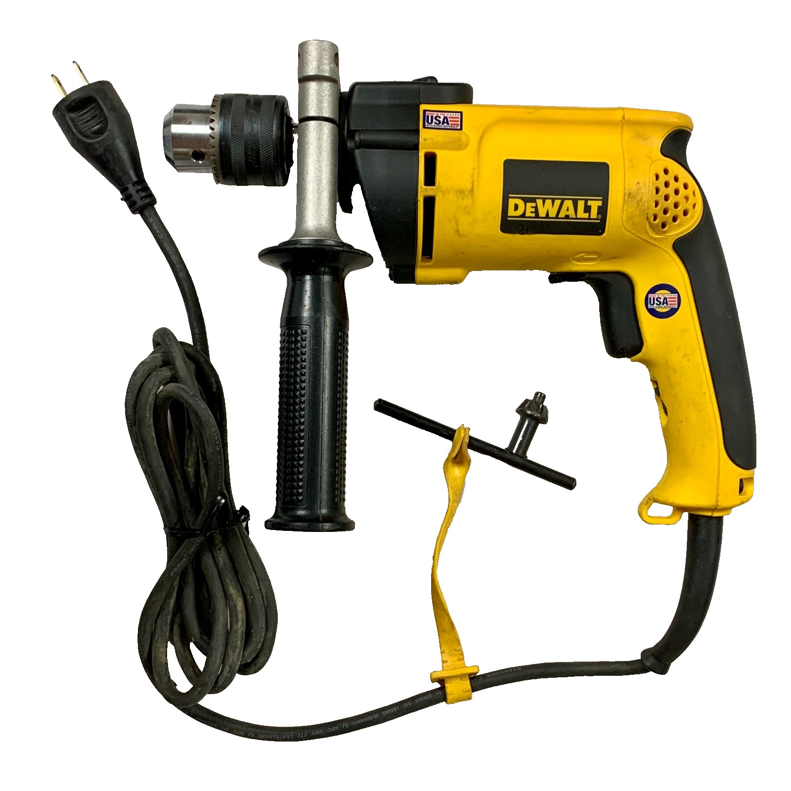 DEWALT DW511 1/2-inch VSR Single Speed Electric Corded Hammer Drill 0734