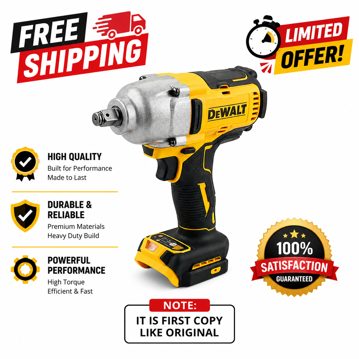 Dewalt DCF900 20V MAX XR 1/2&Prime; IMPACT Wrench (only tool)