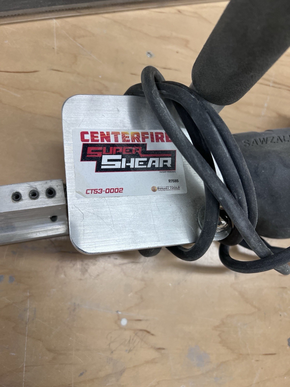 Milwaukee Sawzall 6519-30 Super Shear modified – insulation specialty tool.