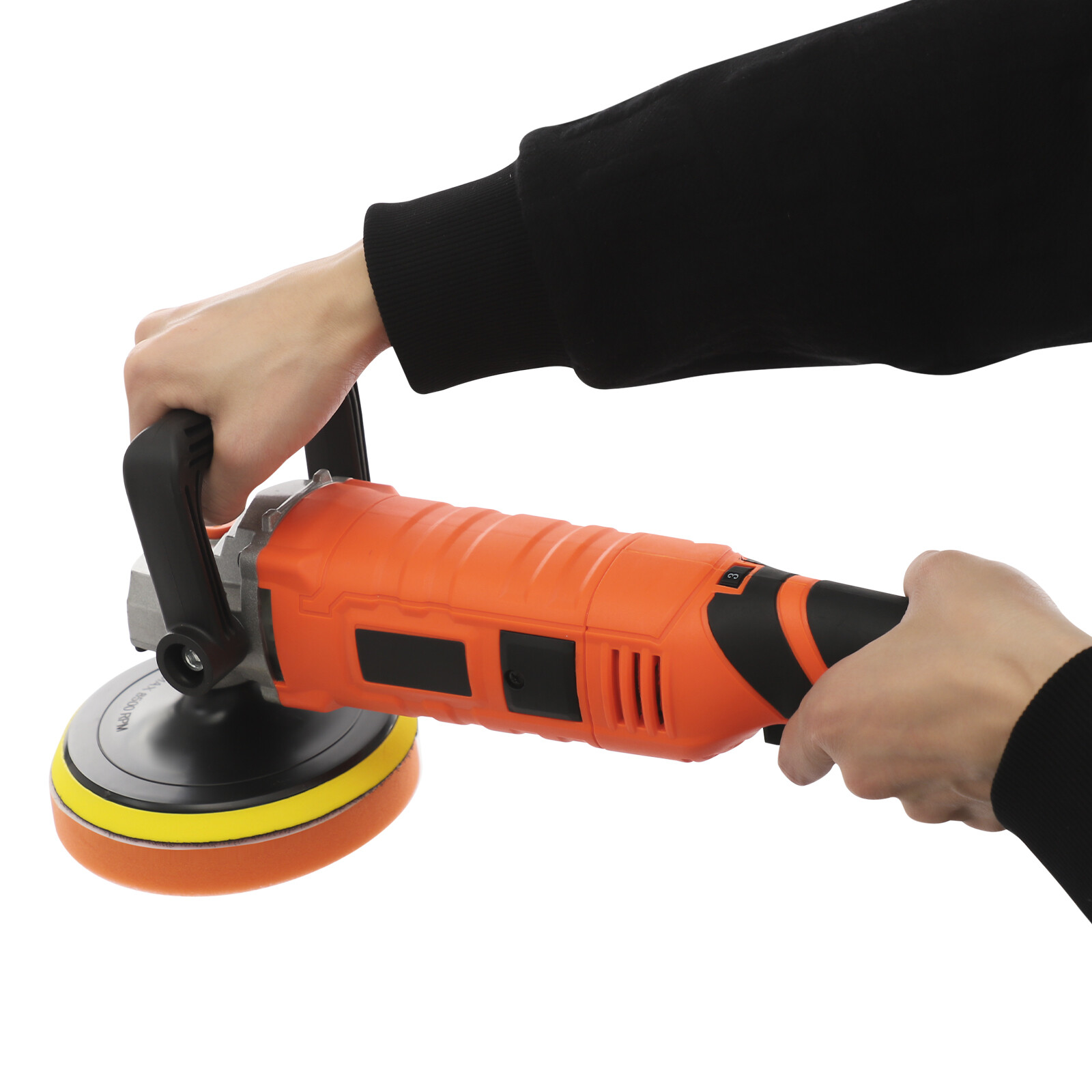50/60Hz 110V 65dB Modern Car Polishing Machine Set With 7 Variable Speeds Orange