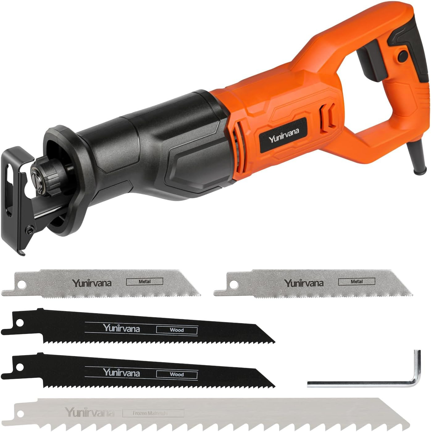 120V Reciprocating Saw, 6.0 Amp Variable Speed Corded Reciprocating Saw with 4/5