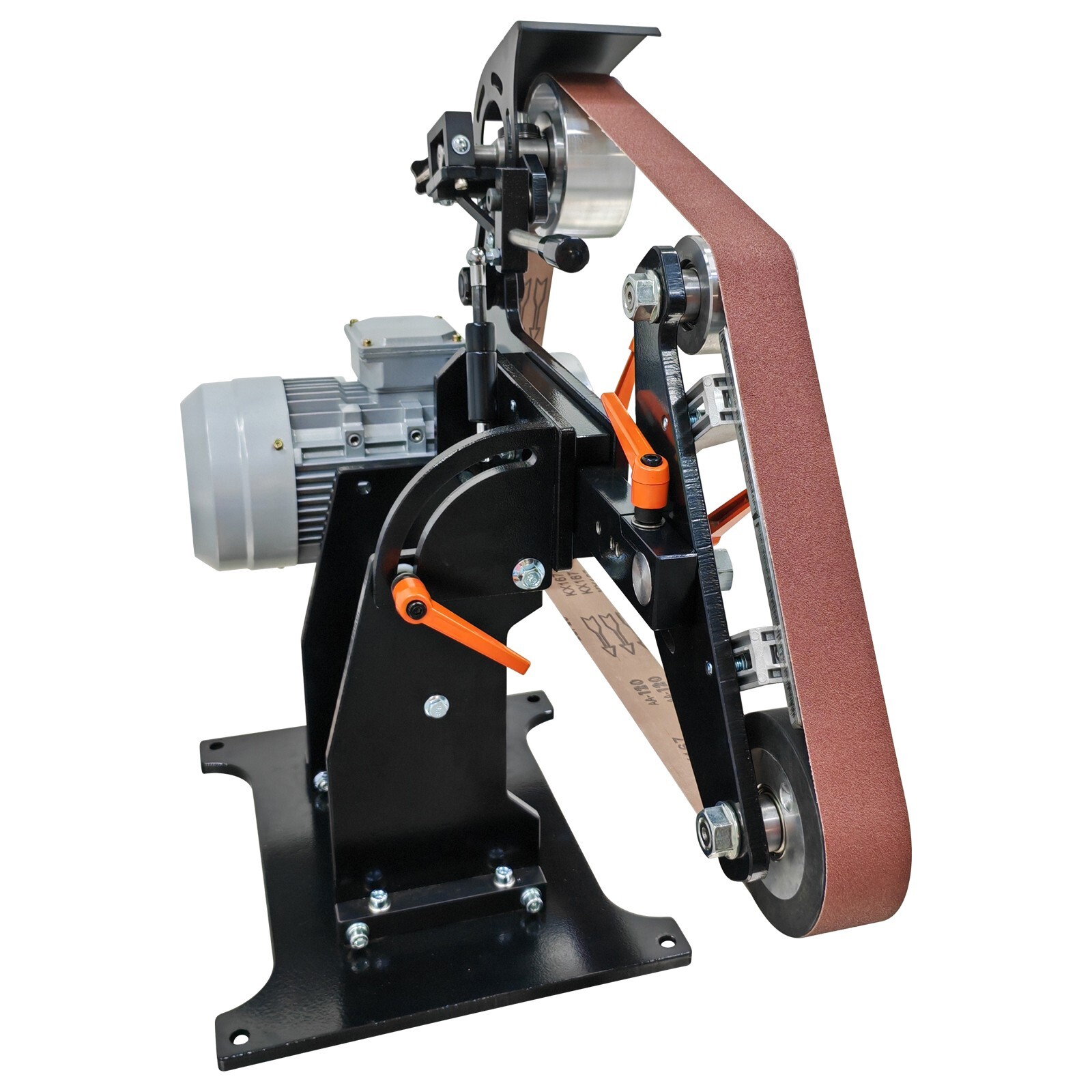 220V Belt Sander Grinder 71&Prime;x2&Prime; Arc/Flat/Concave Sander Can Be Flipped Multi-fun