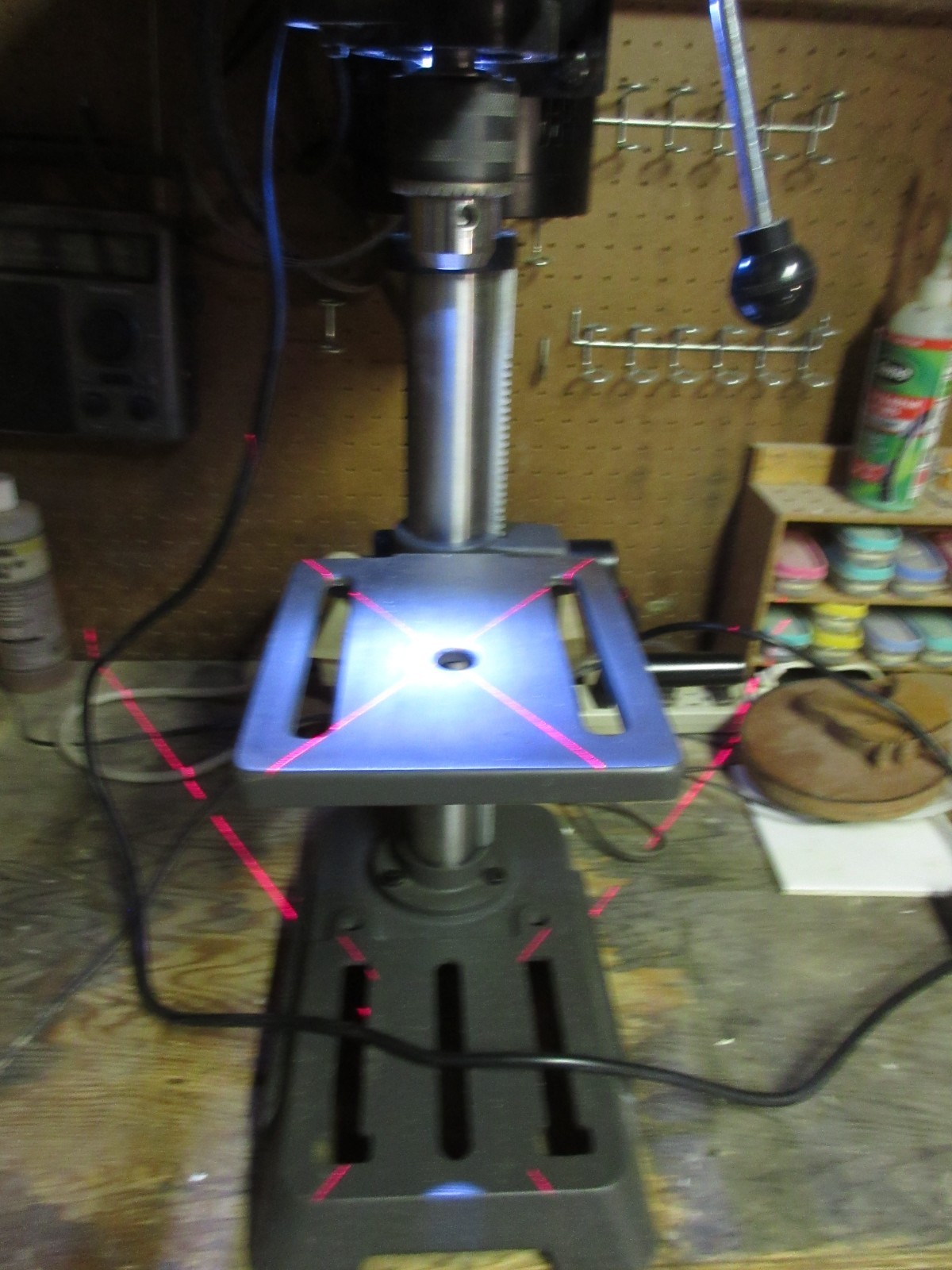 SKIL 6.2 Amp 10 In. 5-Speed Benchtop Drill Press w/ Laser Alignment & Work Light