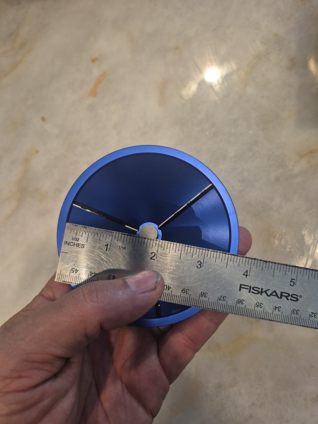2 in 1 PVC Deburring Tool, Inner-Outer PVC Chamfer Tool for PVC,ABS,PP Pipe, Blu