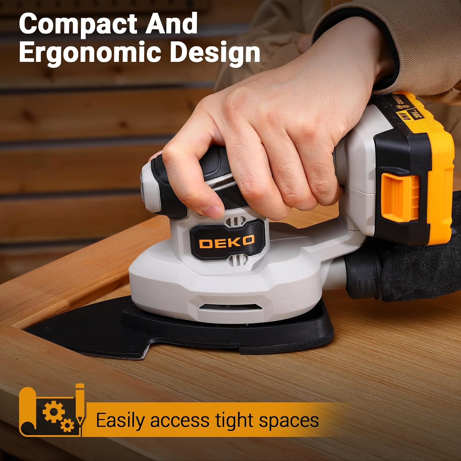 Cordless Detail Sander: Multi-Function Mouse Sander Electric Sander