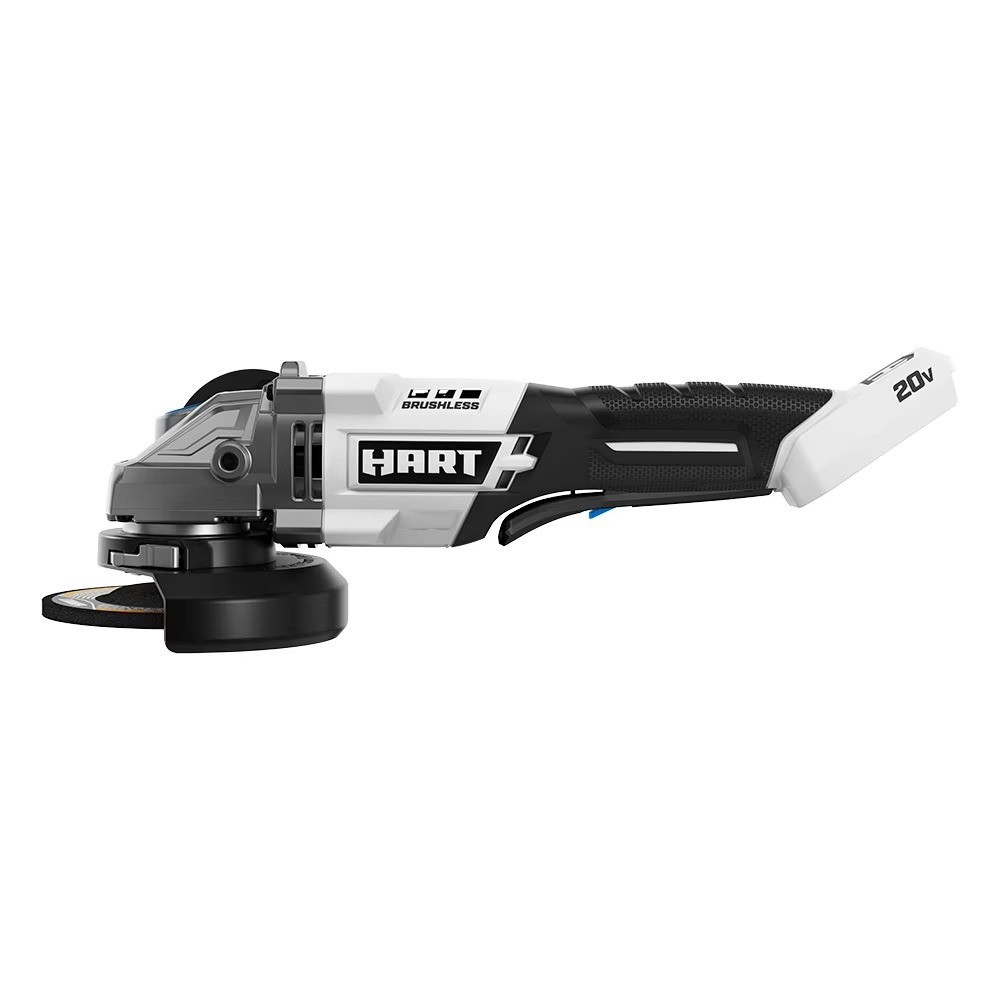 NEW HART 20-Volt Brushless 4-1/2-Inch Angle Grinder/Cutoff Tool ONLY (HPAG25)