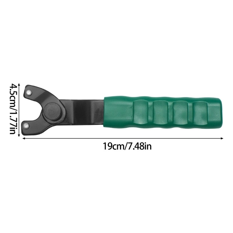 Adjustable Angle Grinder Spanner Tool Flexible Size Up To 45mm Ergonomic Grip
