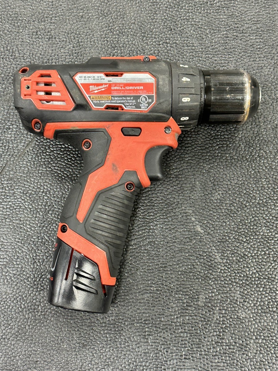 Milwaukee M12 Li-Ion Cordless 3/8&Prime; Drill/Driver – 2407-20 (PD1121333)