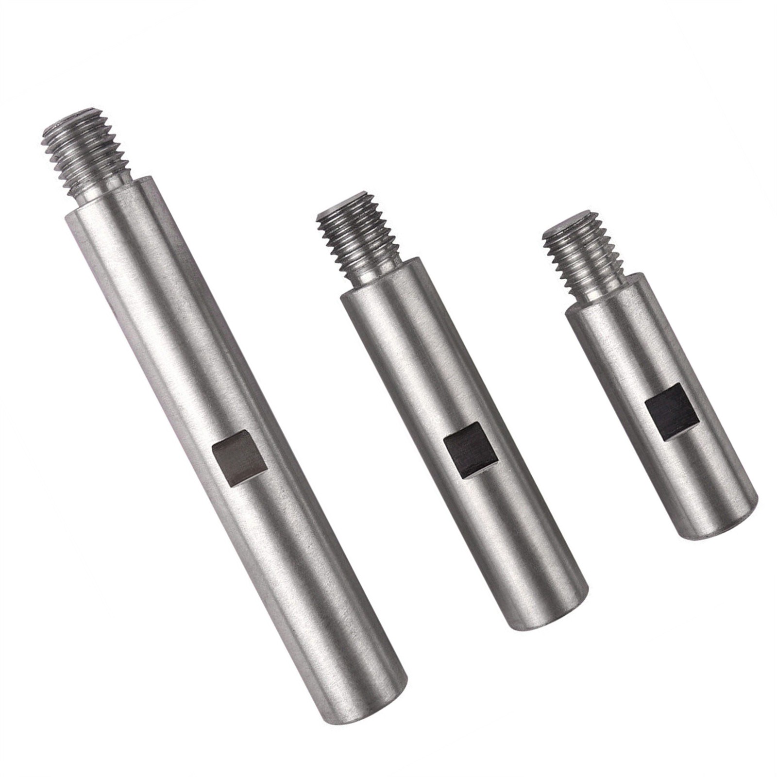 3pcs 75mm+100mm+140mm M14 Angle Grinder Extension Shaft Connecting Rod