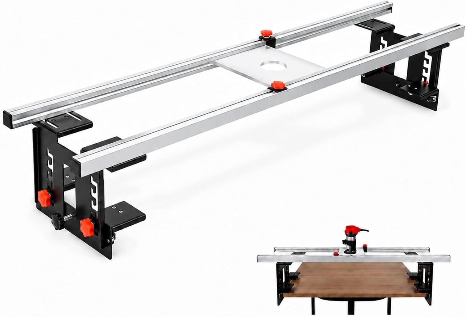48in Adjustable Router Sled for Slab Flattening