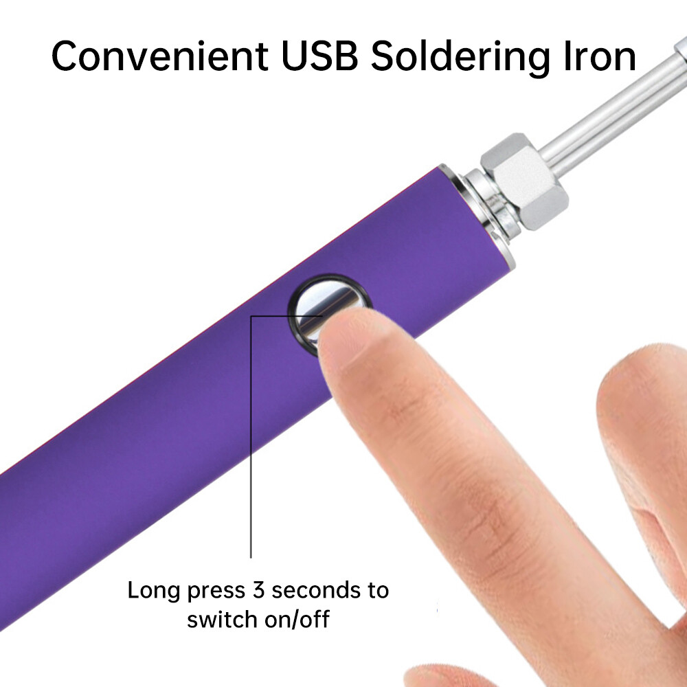 650mAh 510 interface Wireless Soldering Iron Pen Voltage Display USB Rechargable