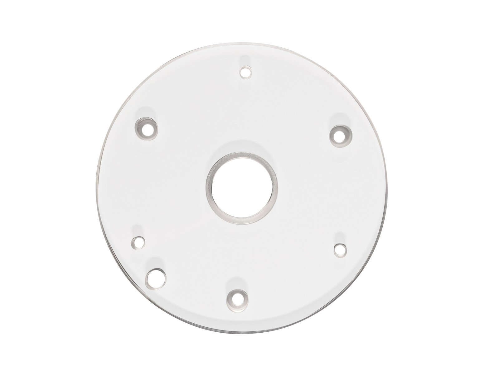 3/8&Prime; Thick 6&Prime; Baseplate with a Cutout for Bushings for Ridgid R22002 2 HP Router