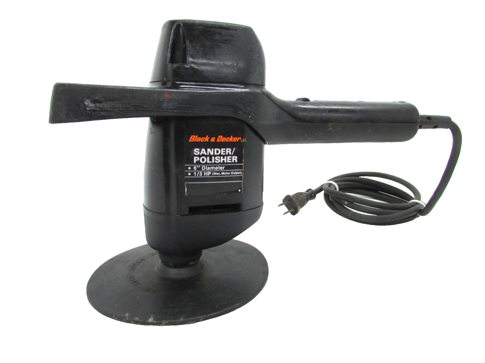 BLACK & DECKER 9537, 6&Prime; SANDER / POLISHER, 1/3 HP CORDED ELECTRIC