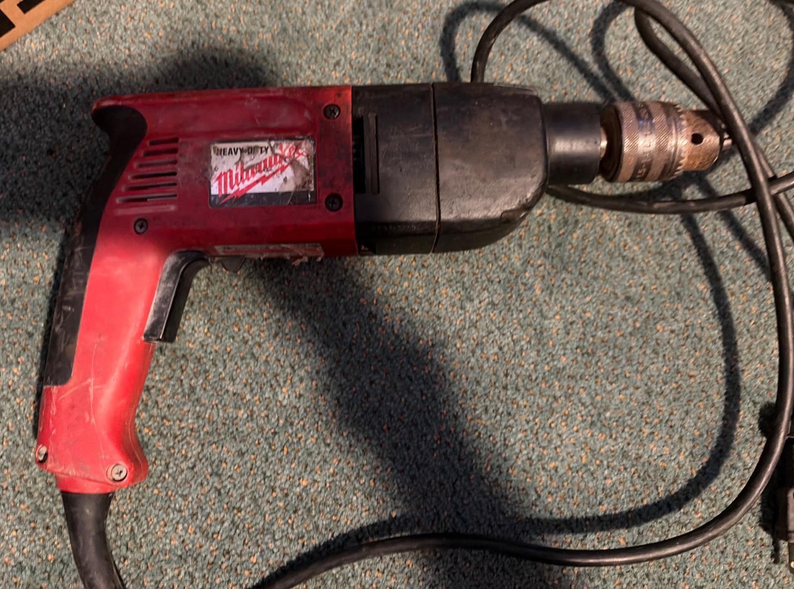 Milwaukee 5378-02 1/2&Prime; Hammer Drill Heavy Duty Corded 6.5 Amp Tested