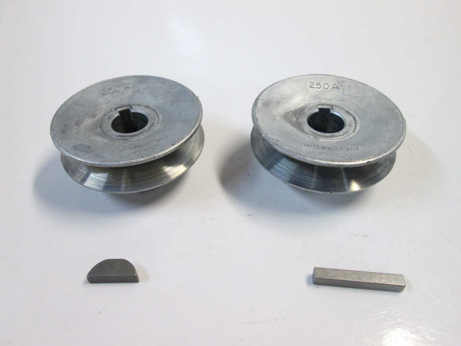 Craftsman Belt Drive Table Saw 2 1/2&Prime; Pulley Set with Keys 5/8&Prime; shaft arbor NEW